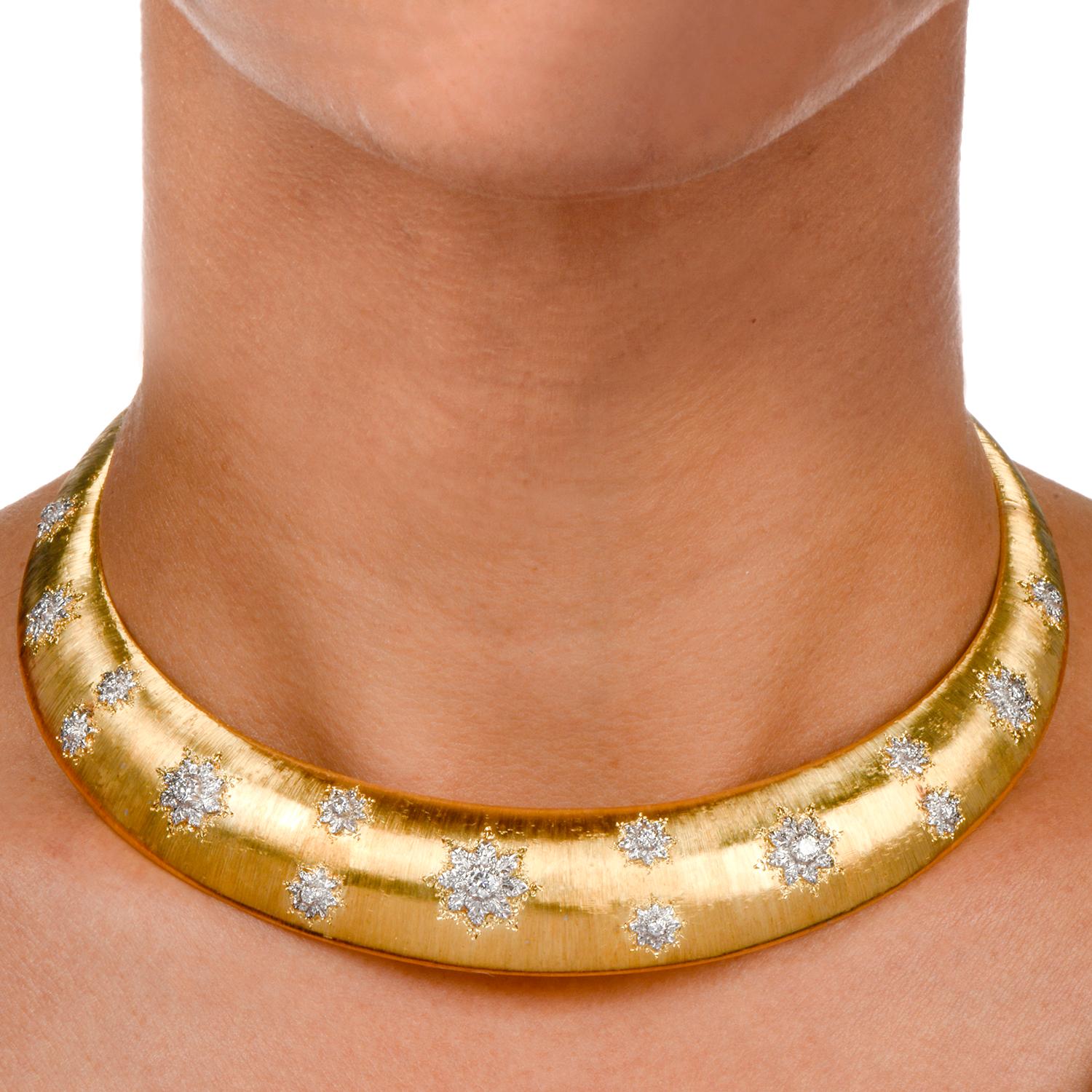 vintage diamond choker necklace