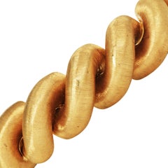 Mario Buccellati Vintage Over-size 18K Yellow Gold San Marco Bracelet
