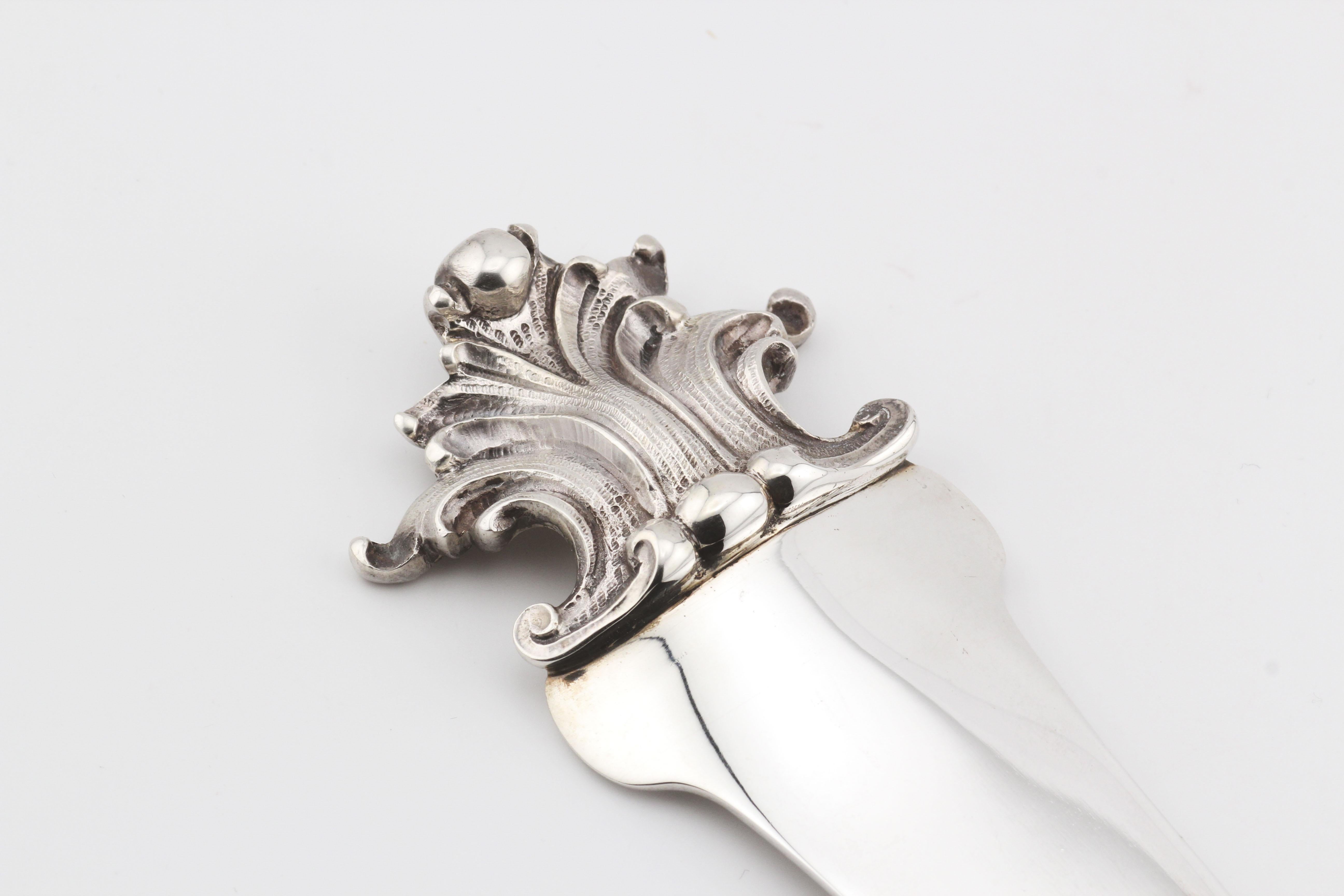 Mario Buccellati Vintage Steling Silver Letter Opener w/ Box In Good Condition For Sale In Simpsonville, SC