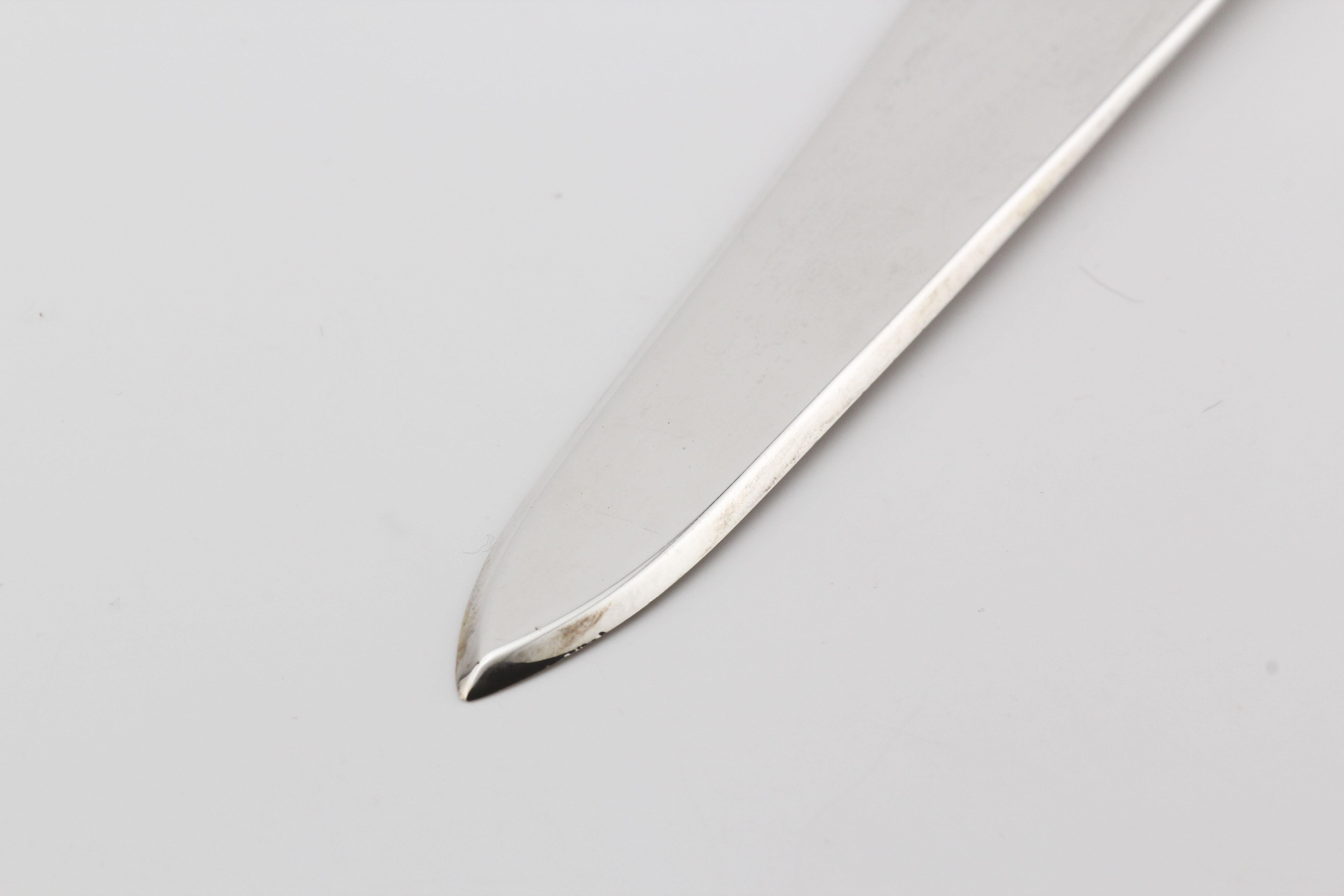 Mario Buccellati Vintage Steling Silver Letter Opener w/ Box For Sale 2