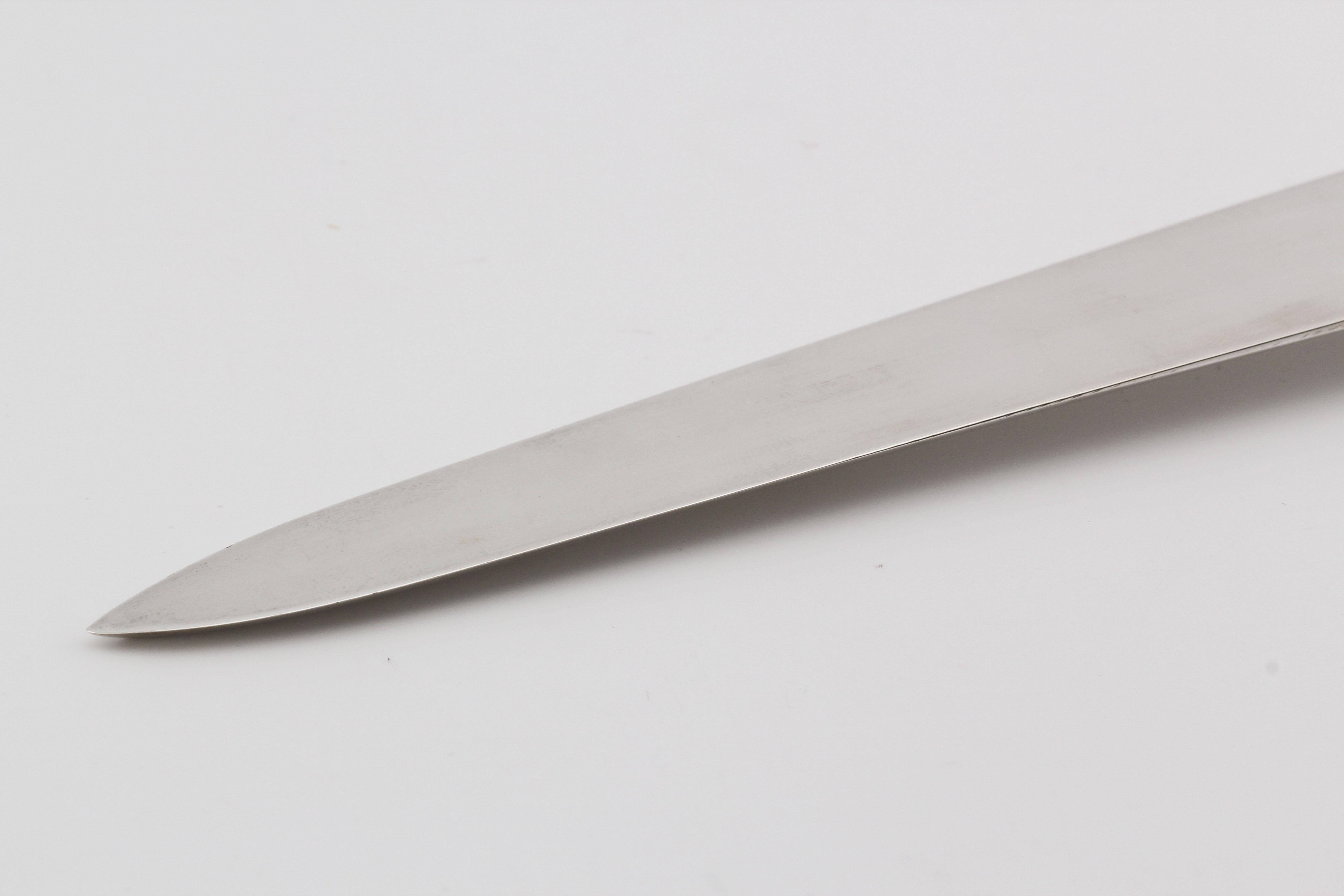 Mario Buccellati Vintage Steling Silver Letter Opener w/ Box For Sale 3