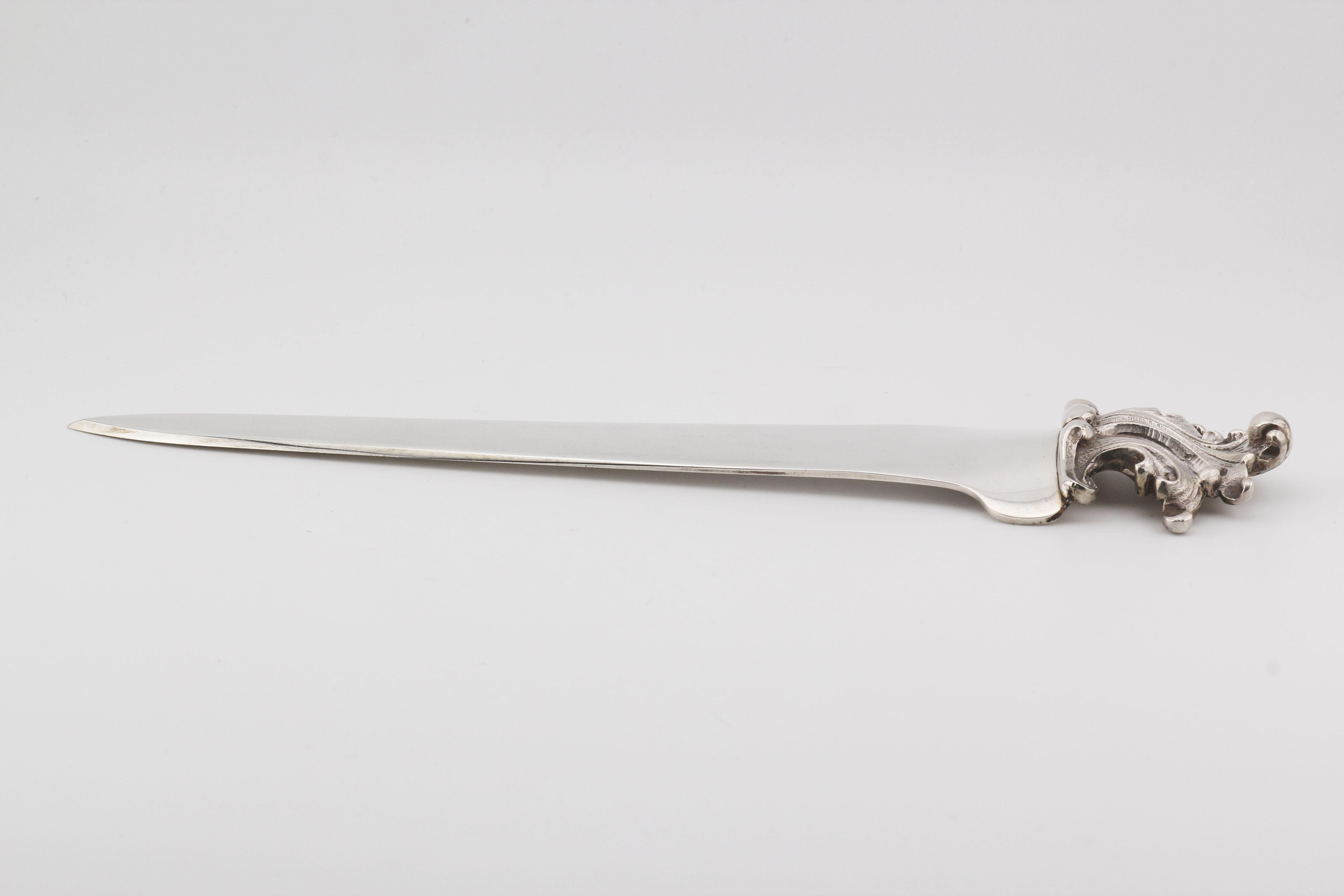 Mario Buccellati Vintage Steling Silver Letter Opener w/ Box For Sale 4