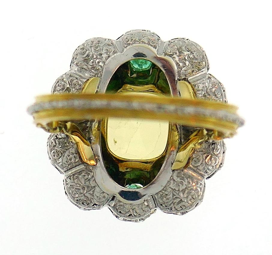 Mario Buccellati Yellow Sapphire 18k Gold Ring 3