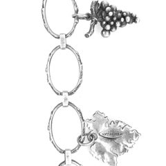 Mario Buccellatti Silver Grapes and Leaves Necklace
