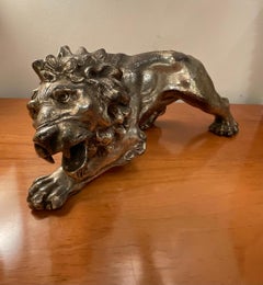 MARIO CACCIAPUOTI - Grès argenté et cuivré - Made in ITALY .1930