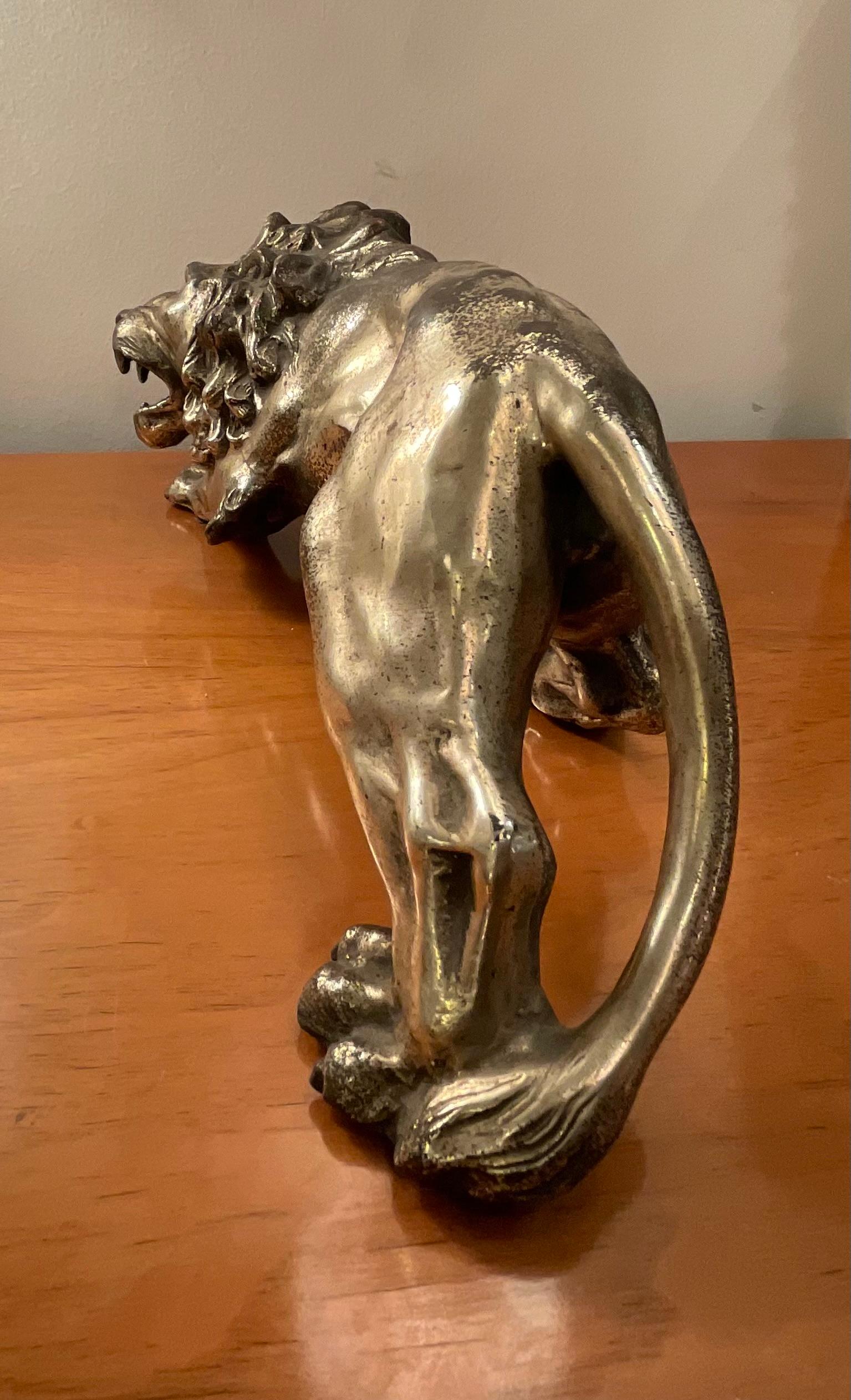 Rame MARIO CACCIAPUOTI - Grès placcato in rame argentato - Made in ITALY .1930 in vendita
