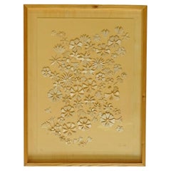 Múltiple de la serie Flores de madera de balsa de Mario Ceroli, Italia Años 70