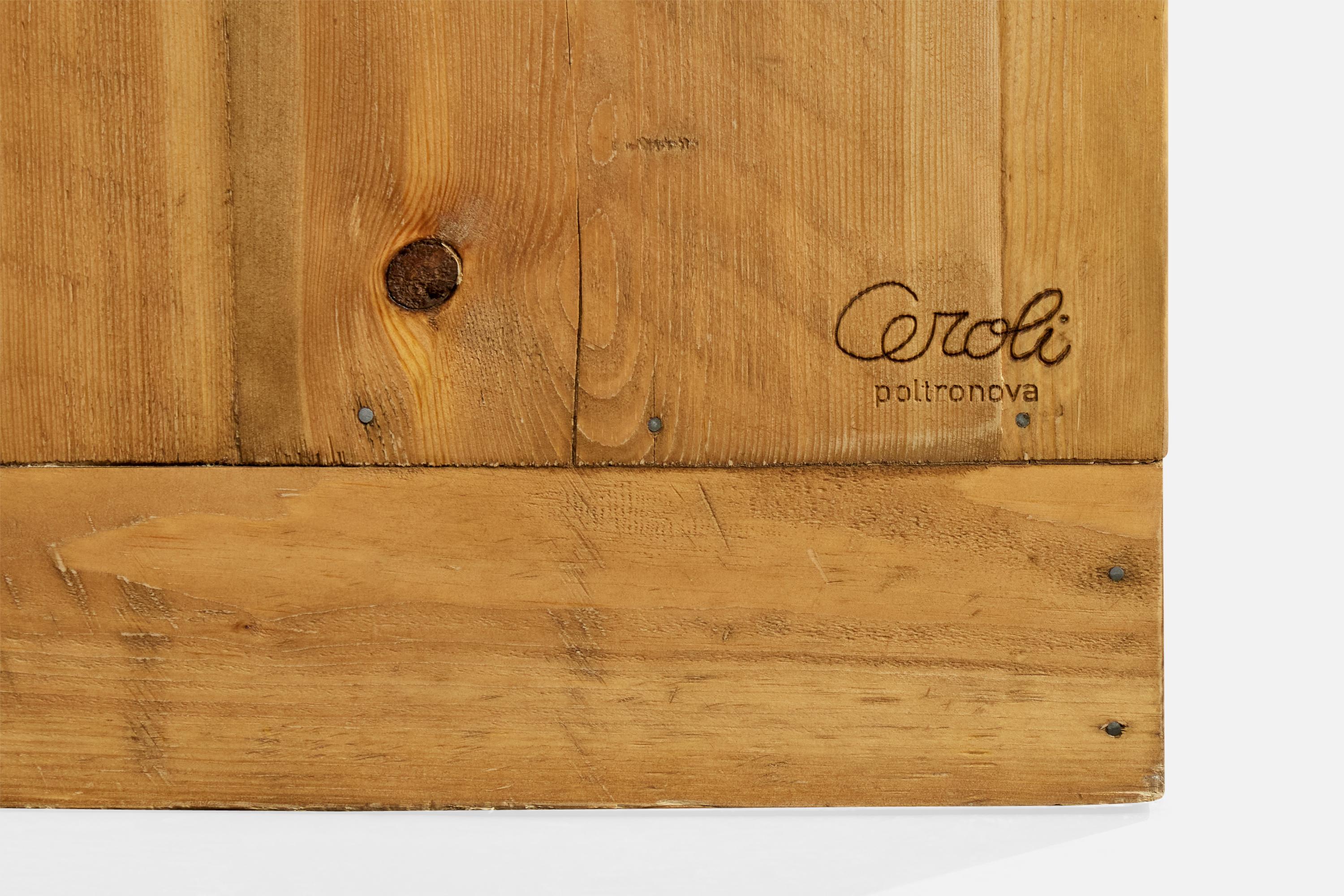 Mario Ceroli, Chest of Drawers, Pine, Italy, 1970s in vendita 1
