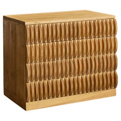 Mario Ceroli, Chest of Drawers, Pine, Italy, 1970s