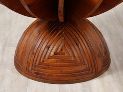 Mario Ceroli for Poltronova 'La Rosa dei Venti' Table, circa 1973