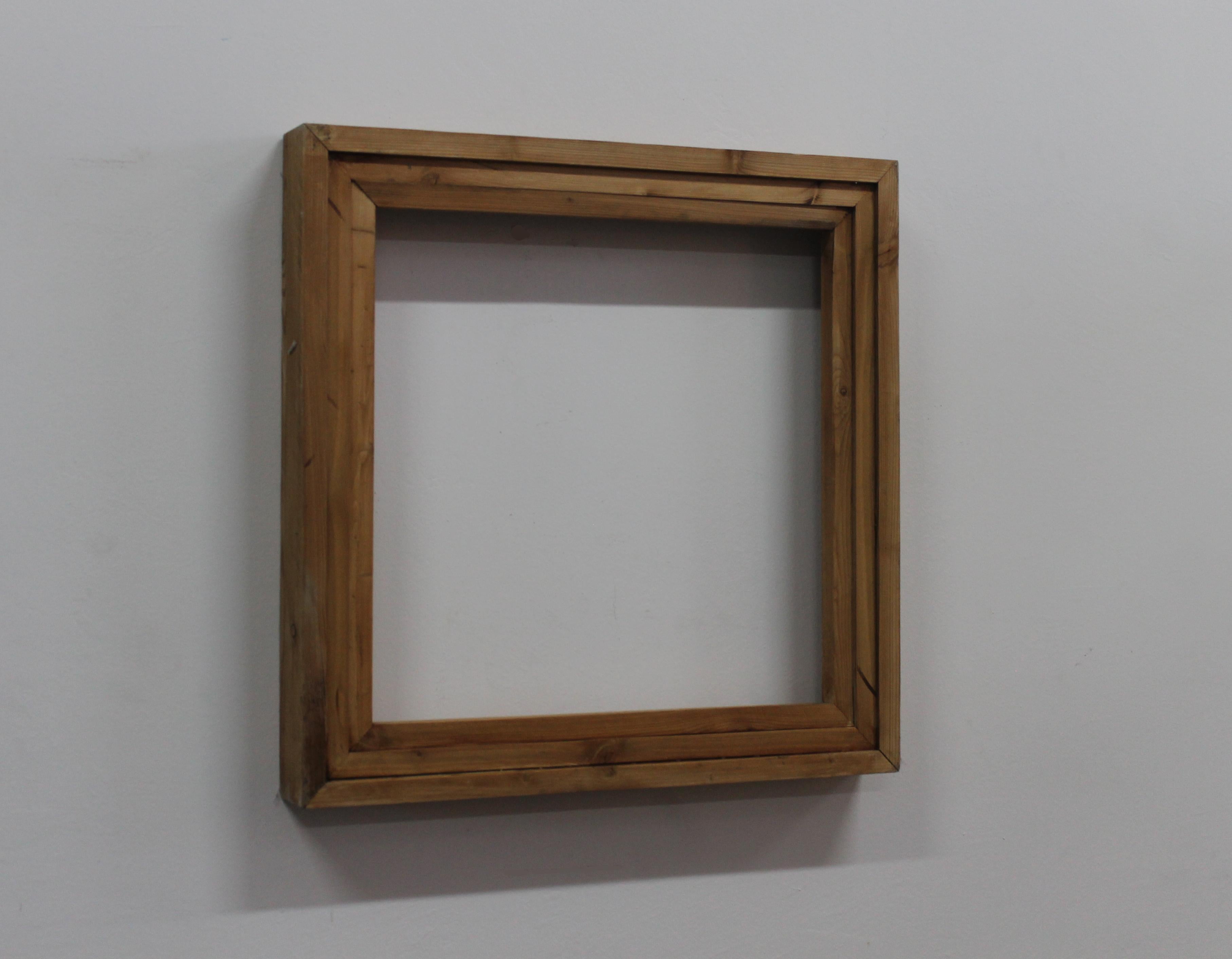 Mid-20th Century Mario Ceroli Frame For Wall Mirror by Poltronova 1966 For Sale