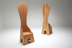 Mario Ceroli 'Fratina' Chairs