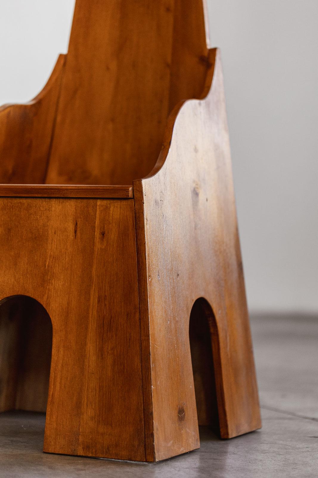 Legno Sedie scultoree 