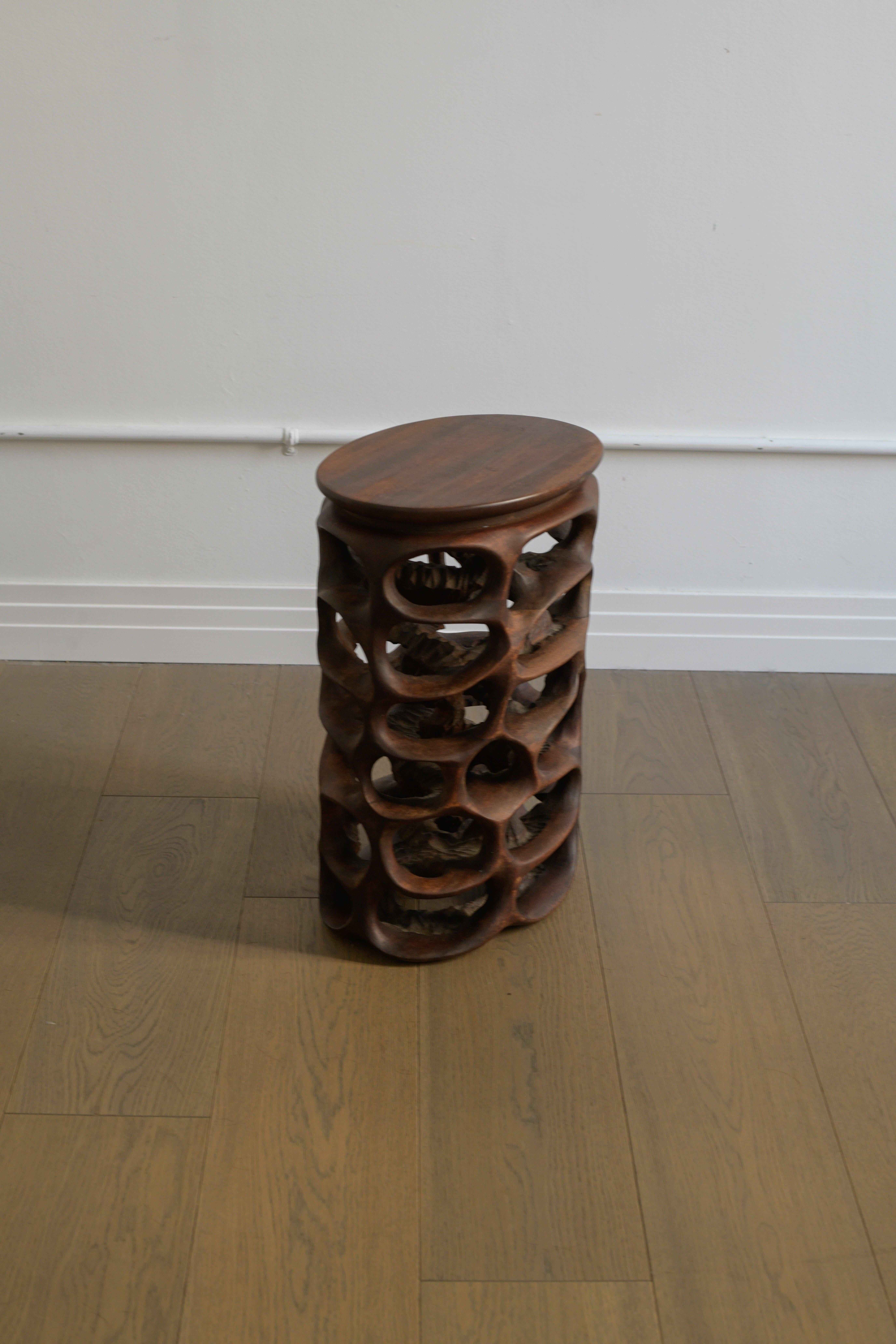 Carved Mario Dal Fabbro Occasional table For Sale