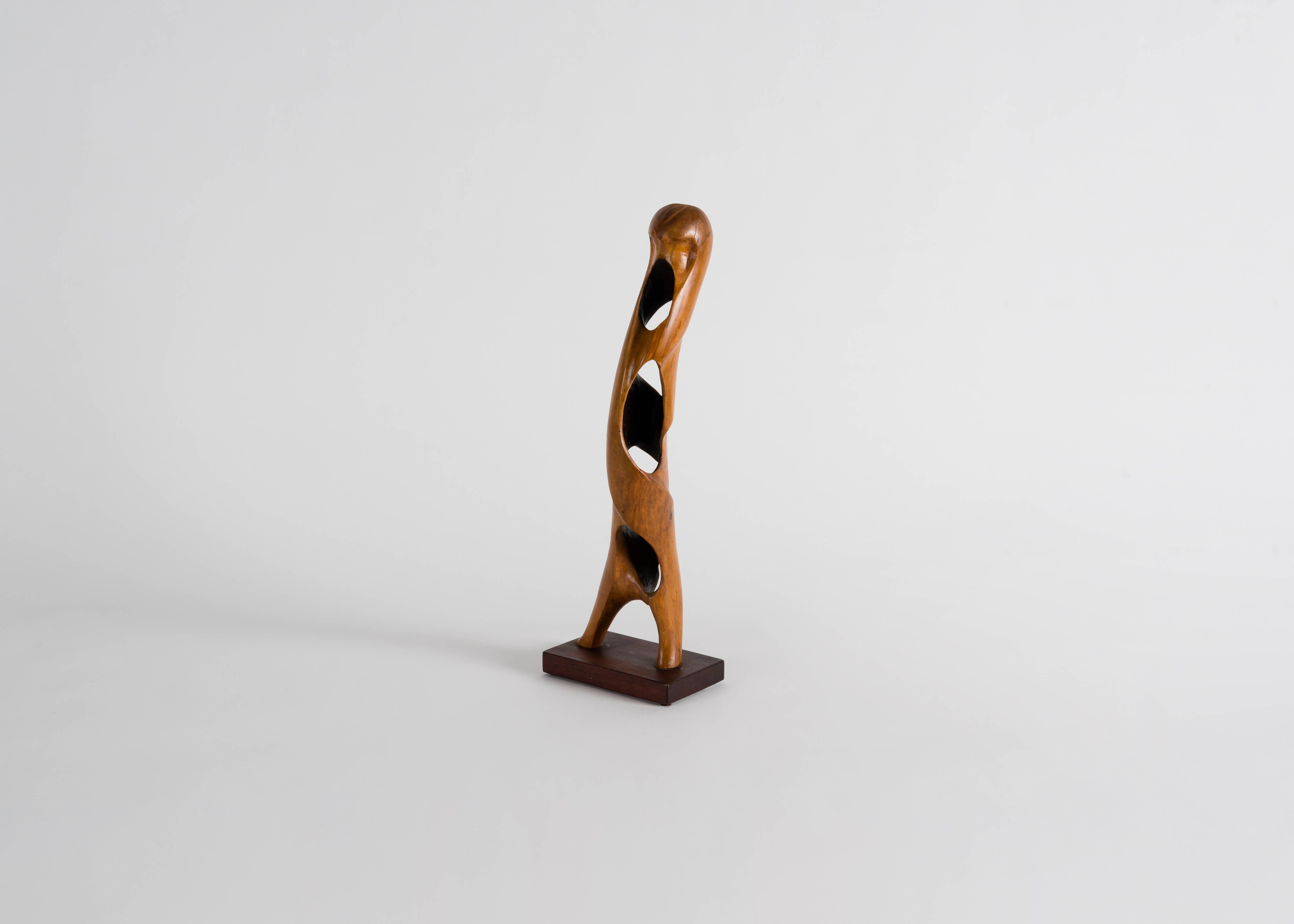 Signed: Mario Dal Fabbro Image of Penguin #2
Marked: I. 7

Typical of the sculptural output of dal Fabbro, the lines of this piece shift rhythmically depending on the viewer's position. The artist plays with the relationship between space and