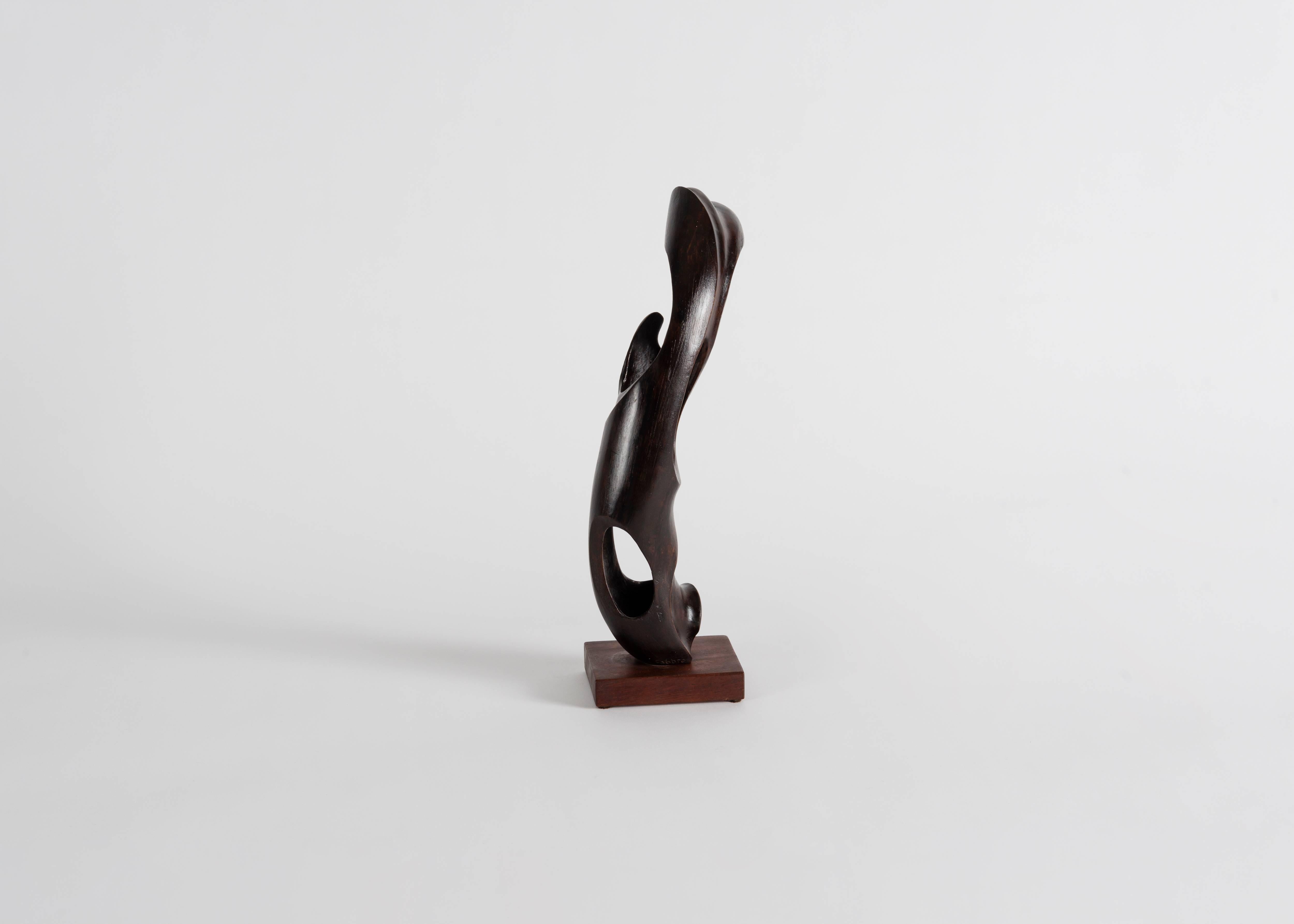 Mario Dal Fabbro, Skulptur, Vereinigte Staaten, 1983 (Handgeschnitzt) im Angebot