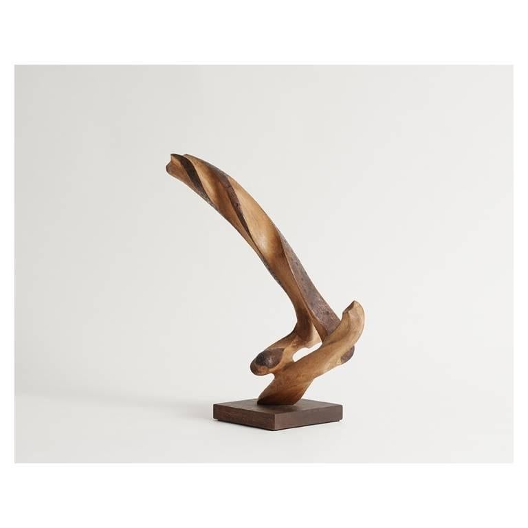 American Mario Dal Fabbro, Wood Sculpture, United States, 1981 For Sale