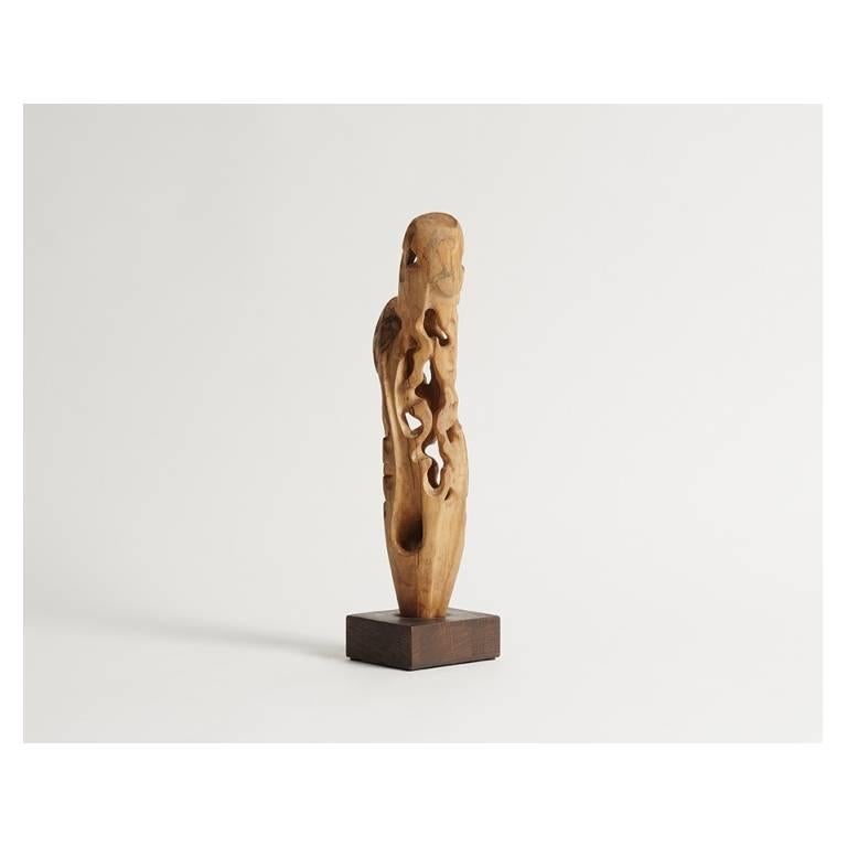 American Mario Dal Fabbro, Wood Sculpture, United States, 1990 For Sale