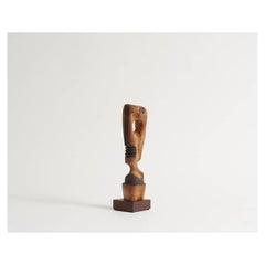Mario Dal Fabbro, Escultura de madera, Estados Unidos, C. 1983