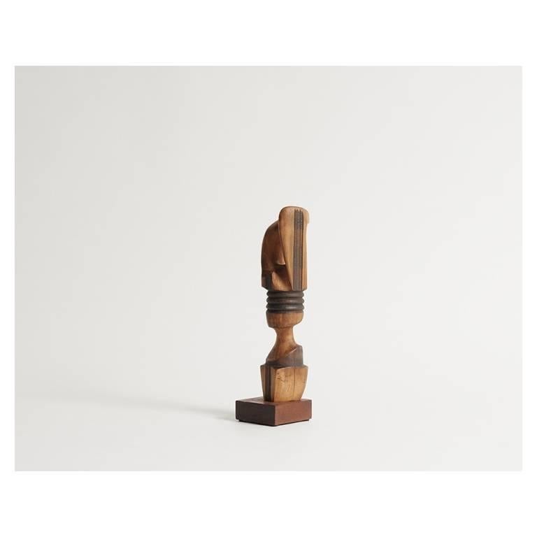 American Mario Dal Fabbro, Wood Sculpture, United States, C. 1983 For Sale