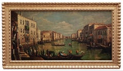 VENICE – in der Art von Canaletto – Italienische Landschaft, Öl auf Leinwand, Gemälde