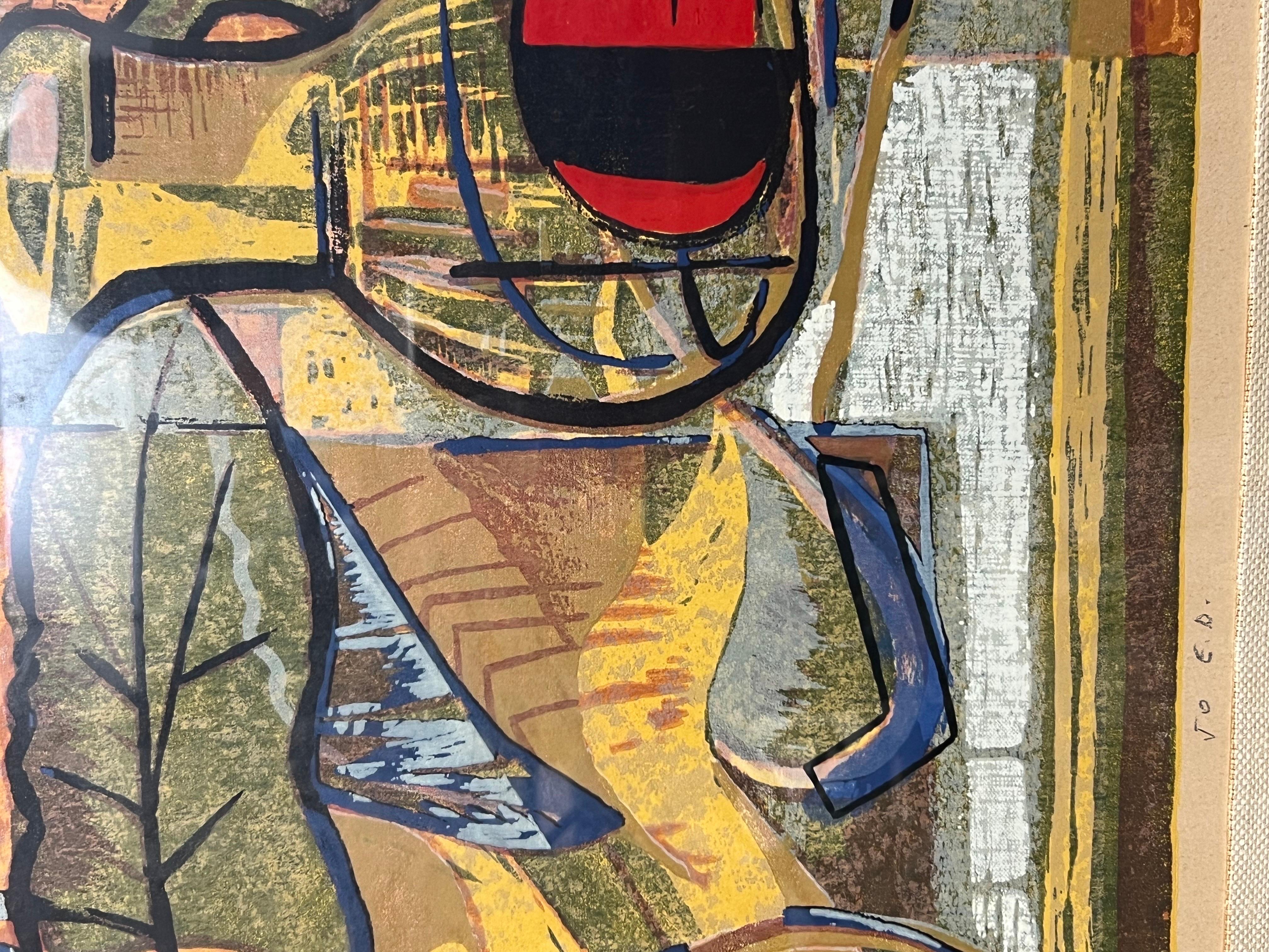 Mario De Ferrante Framed Work on Paper 4