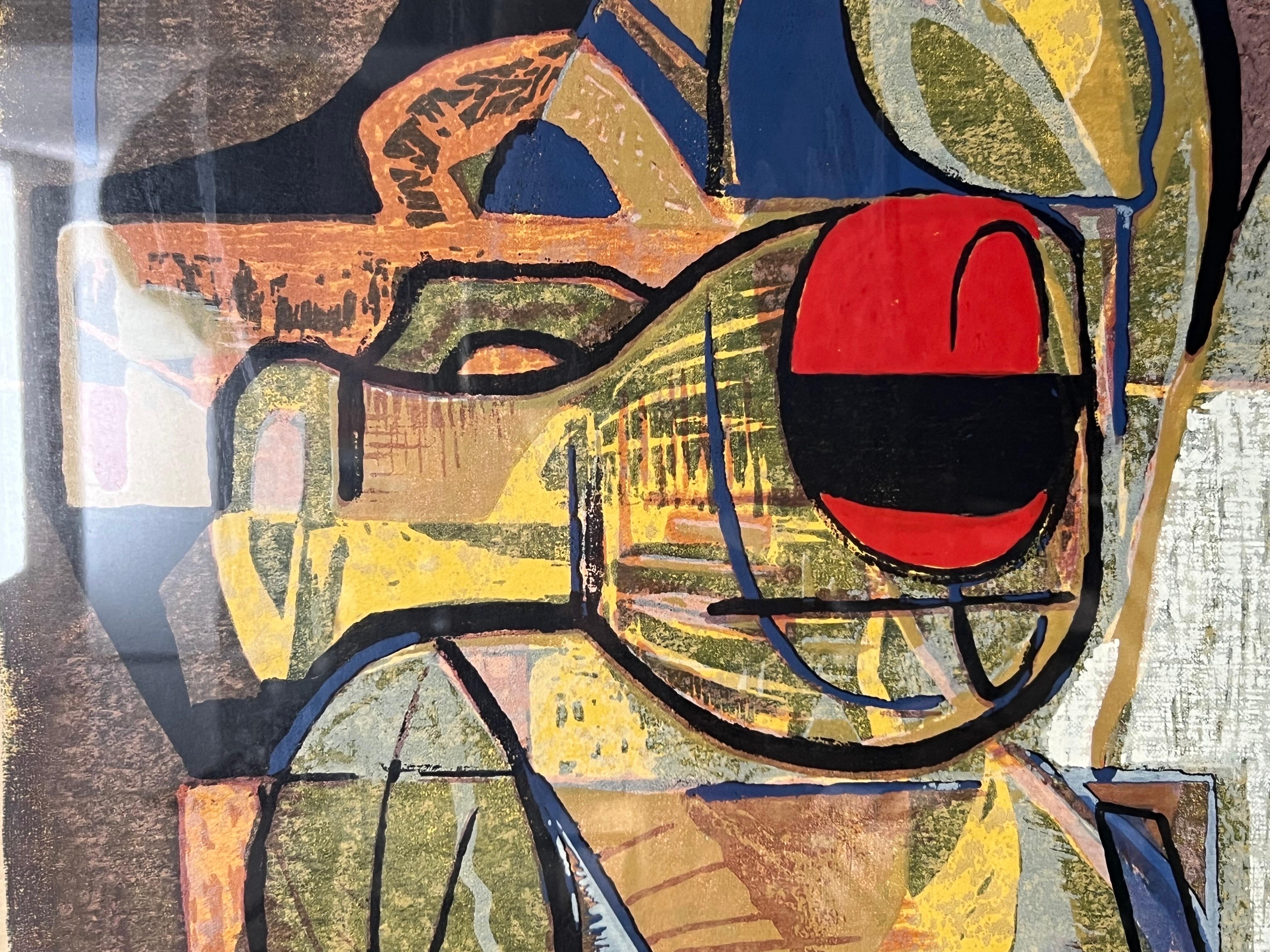 Mario De Ferrante Framed Work on Paper 6