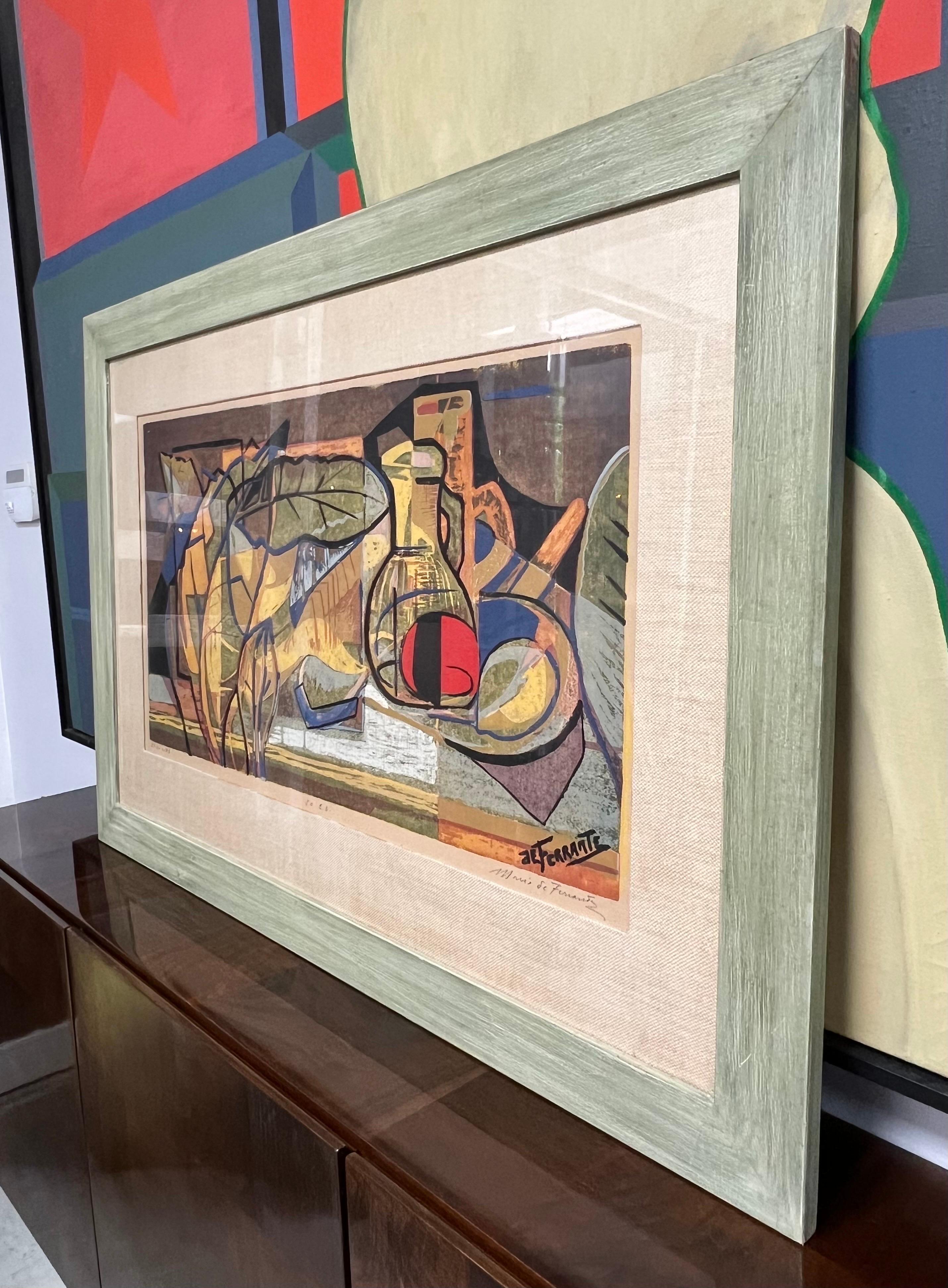 Mario De Ferrante Framed Work on Paper 7