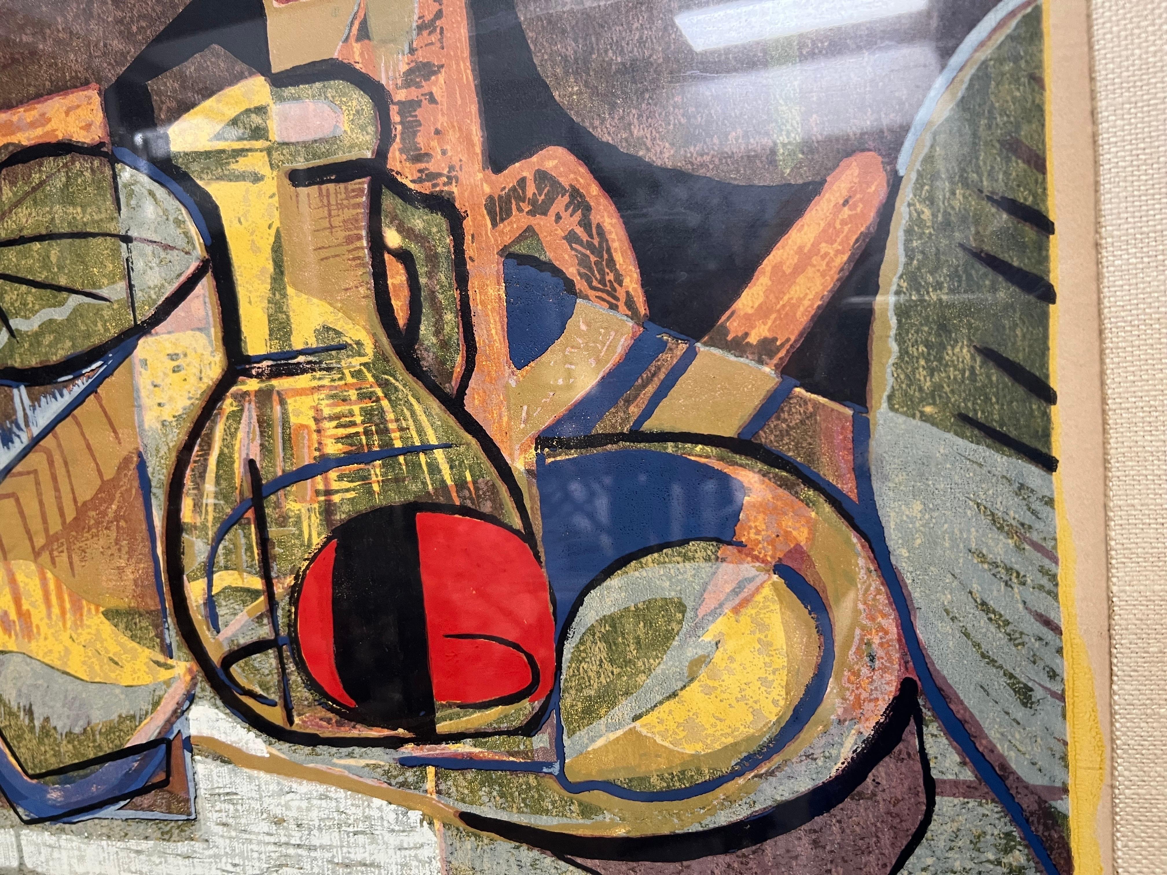 Mario De Ferrante Framed Work on Paper 1