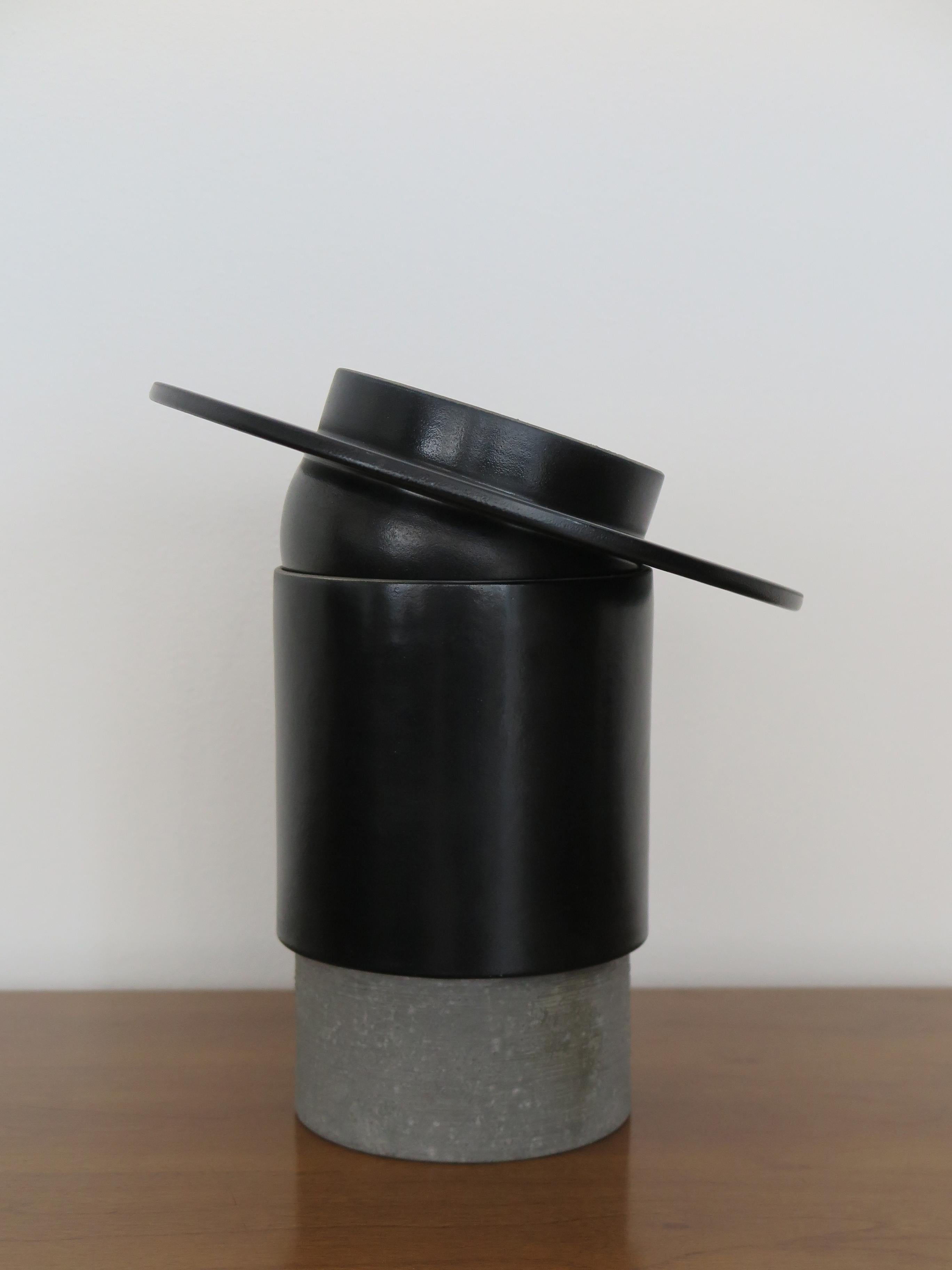 Modern Mario Ferrarini for Bitossi Italian Ceramic Vase Sculpture Centerpiece 2010s For Sale