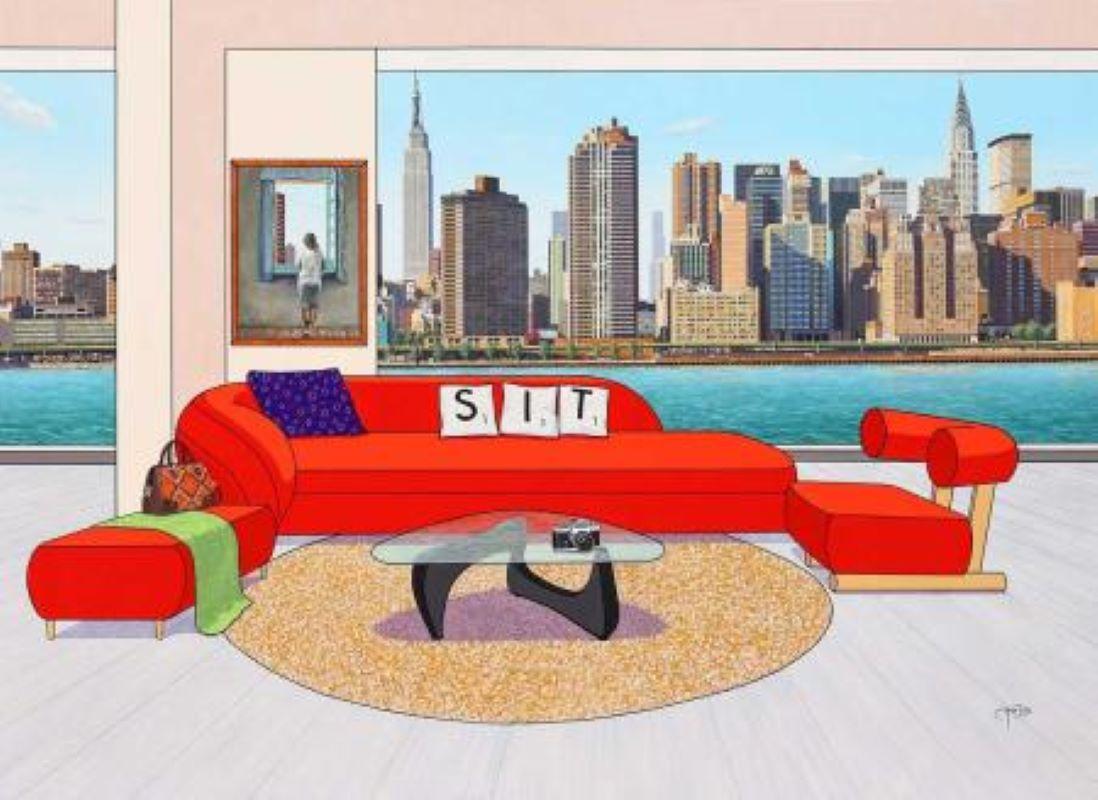 Mario Garcia Miro Interior Painting - New York