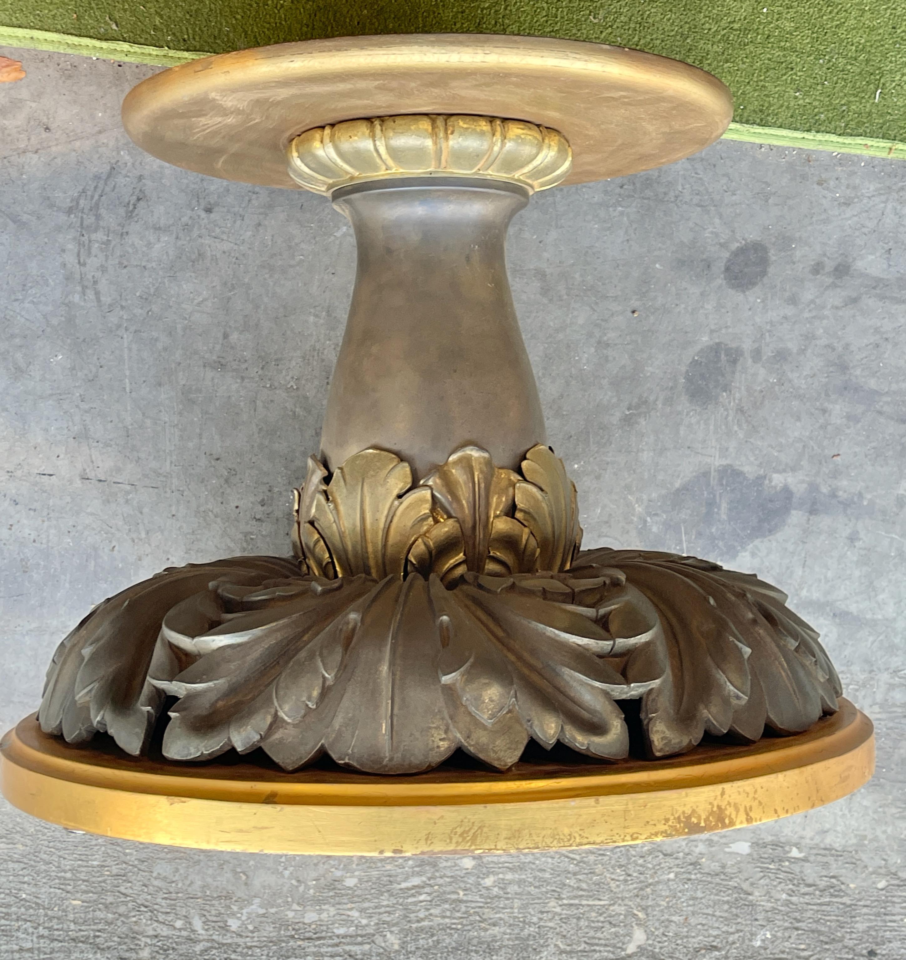 Mario Genovese Table Cocktail Onyx & Bronze doré en vente 8