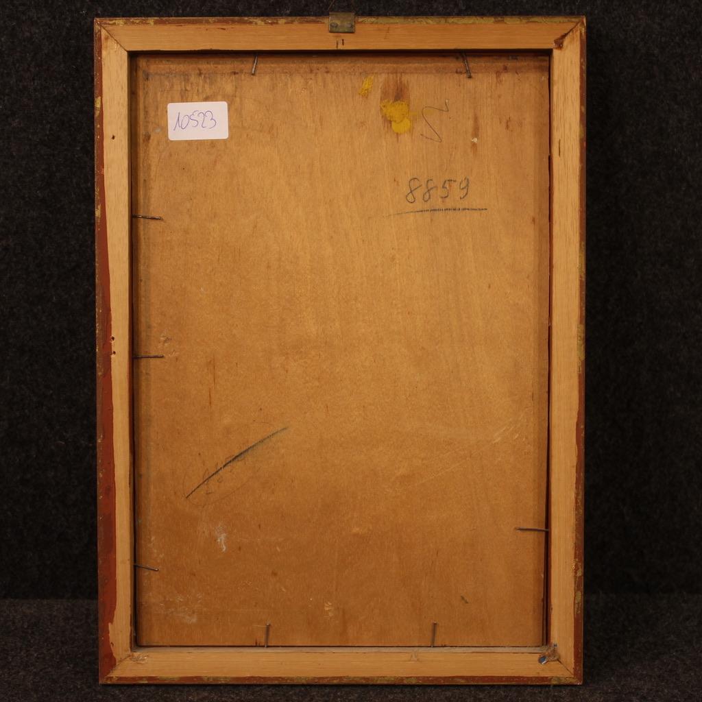 20. Jahrhundert Öl auf Karton Italienisch Signiert M. Gheduzzi Landschaftsgemälde, 1940 im Angebot 11