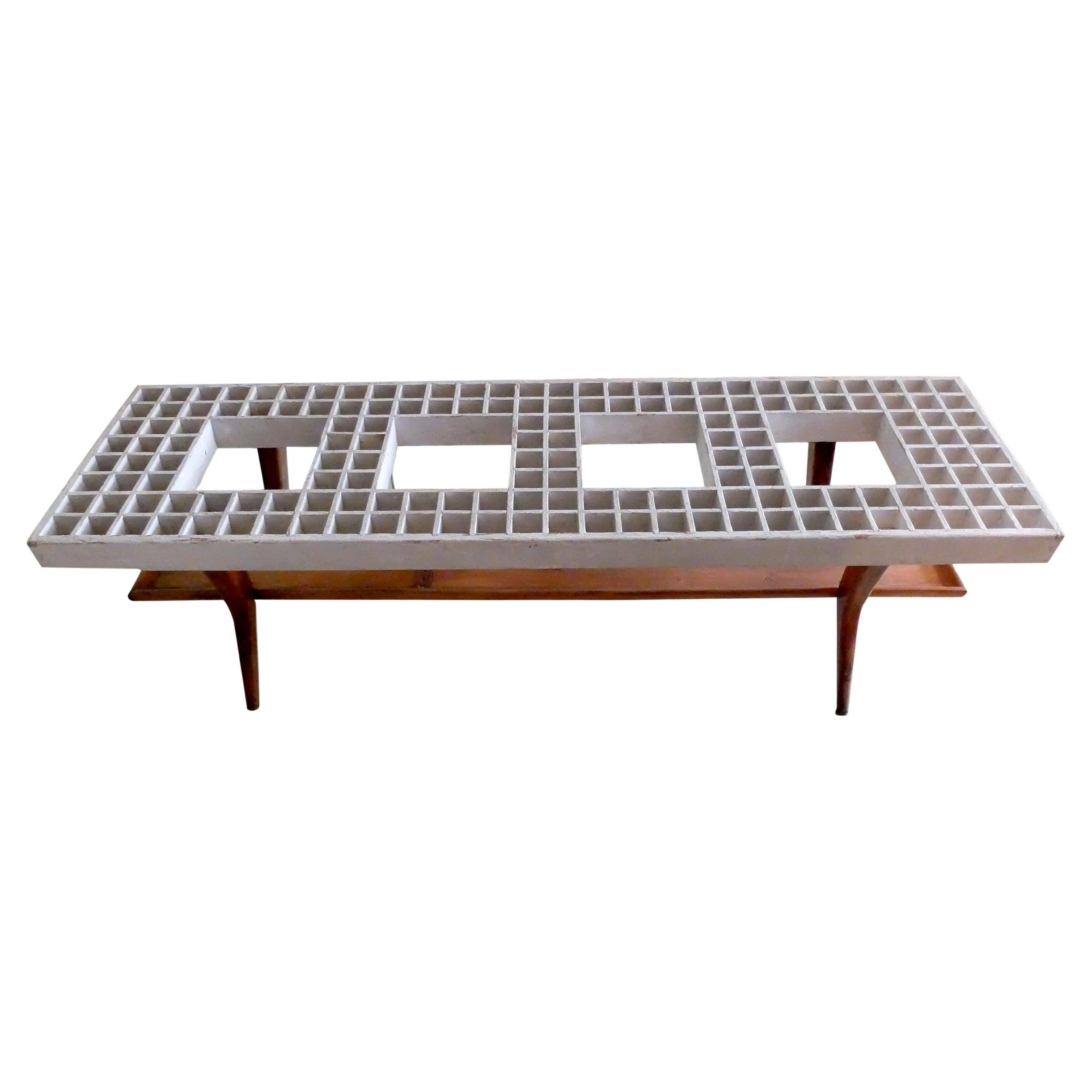 Mario Gottardi, Rationalist Mid-Century Modern Coffee Table, 1950 For Sale