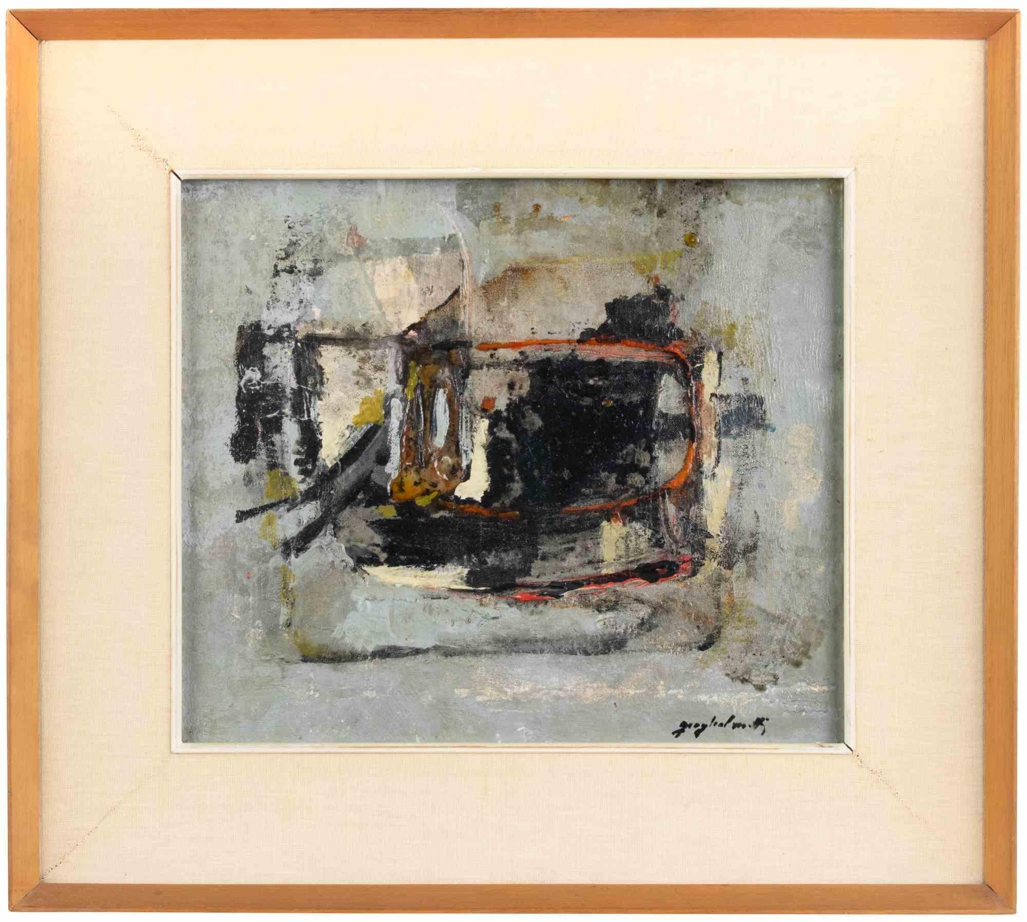 Untitled is a modern artwork realized by Mario Guglielmotti.

Mixed media on canvas.

Hand signed on the lower margin.

Includes frame

