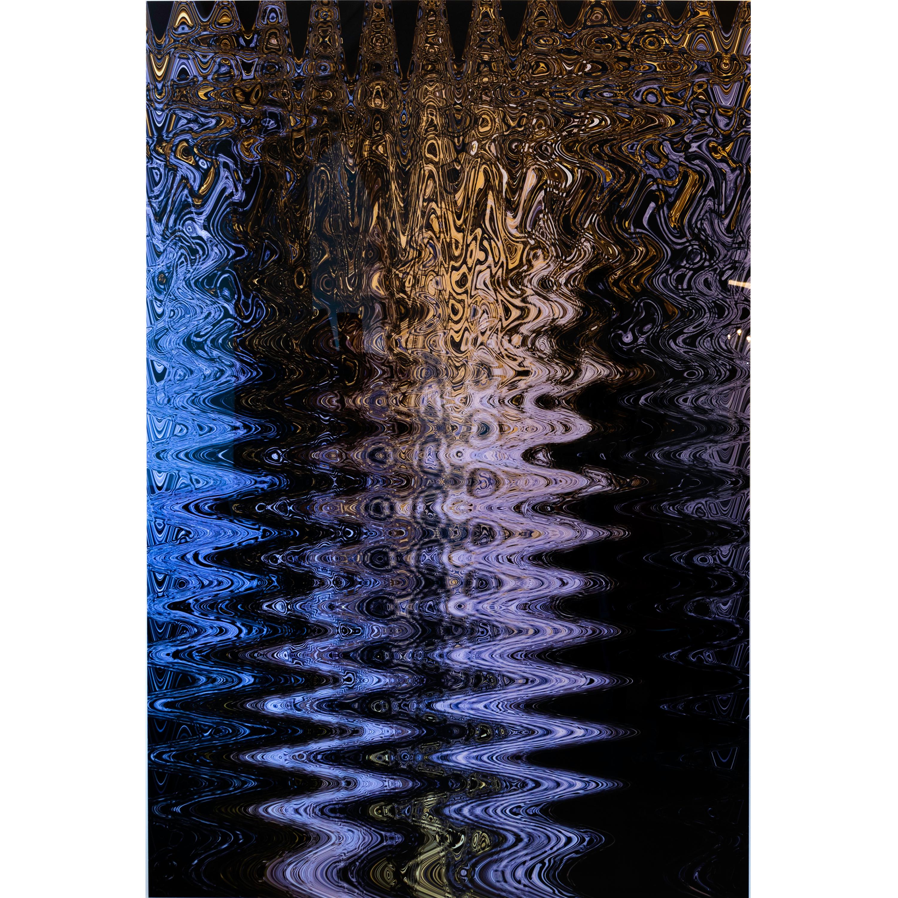 Tirage lambda grand format encadré derrière verre "N4 9192" de la série "Réalité du réel" de 2020. édition 2. Taille de l'image : 210 x 147 cm.