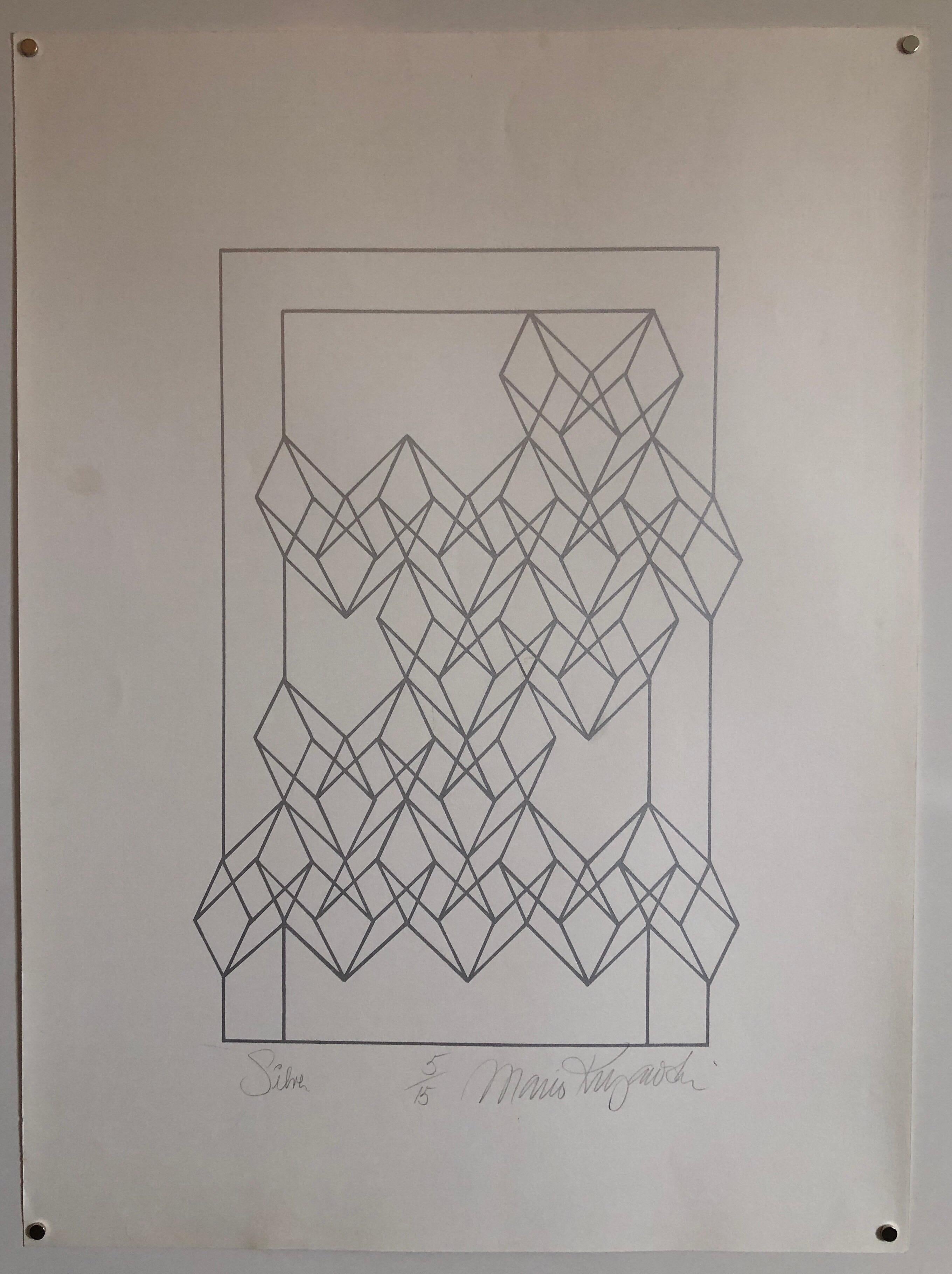 On BFK Rives French paper. Hand signed in pencil and numbered from small llimited edition of 15.

Mario Julio Kujawski received a BA from Brown University, and an M.A. from Ohio State University. His work has been exhibited at the Beck Center for