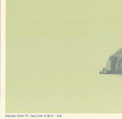 Original Carthusia Capri - Italy, perfume vintage poster