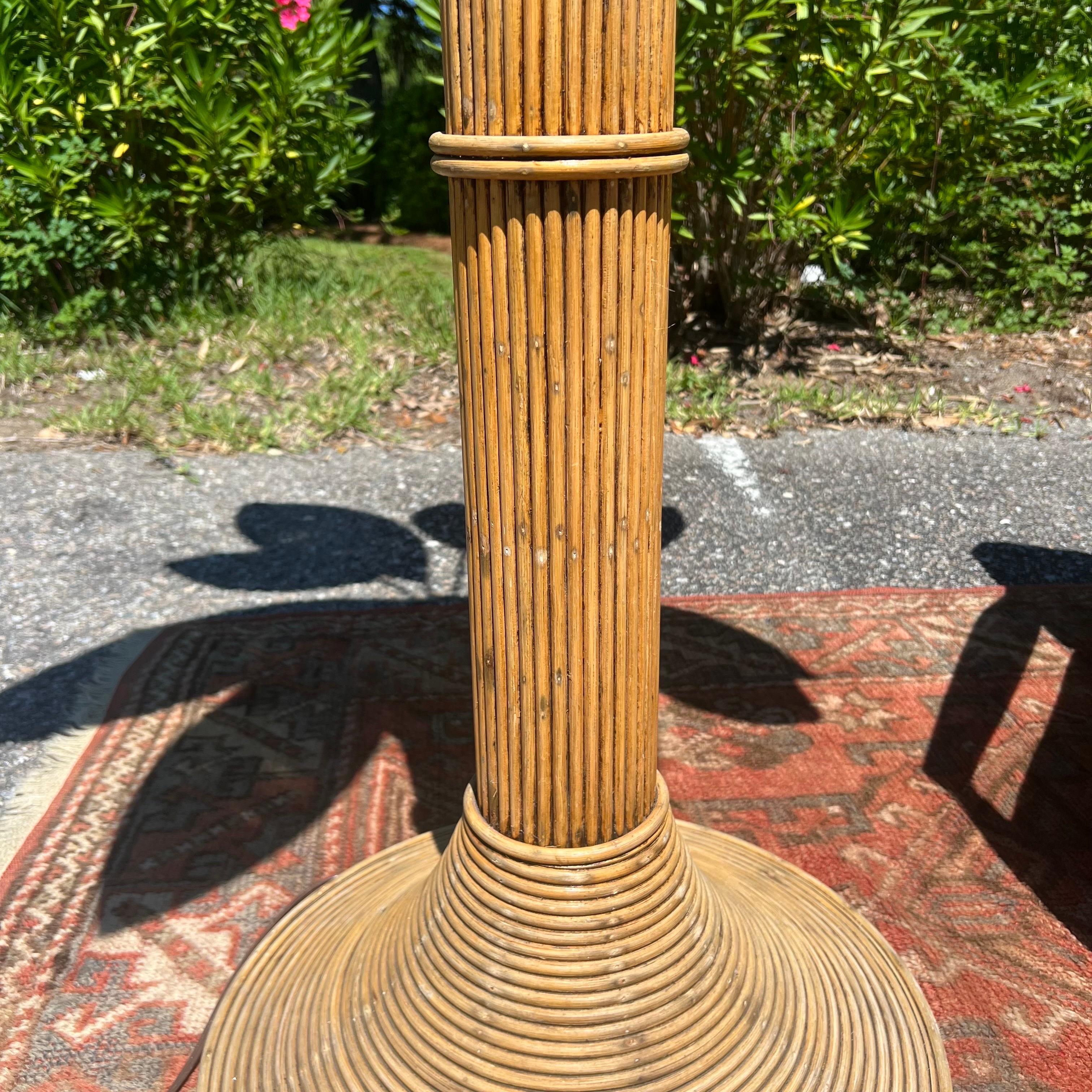 Hollywood Regency Mario Lopez Torres Attributed Palm Tree Floor Lamp