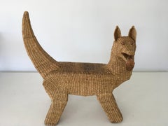 Mario Lopez Torres "Coyote" Bench in Woven Grass