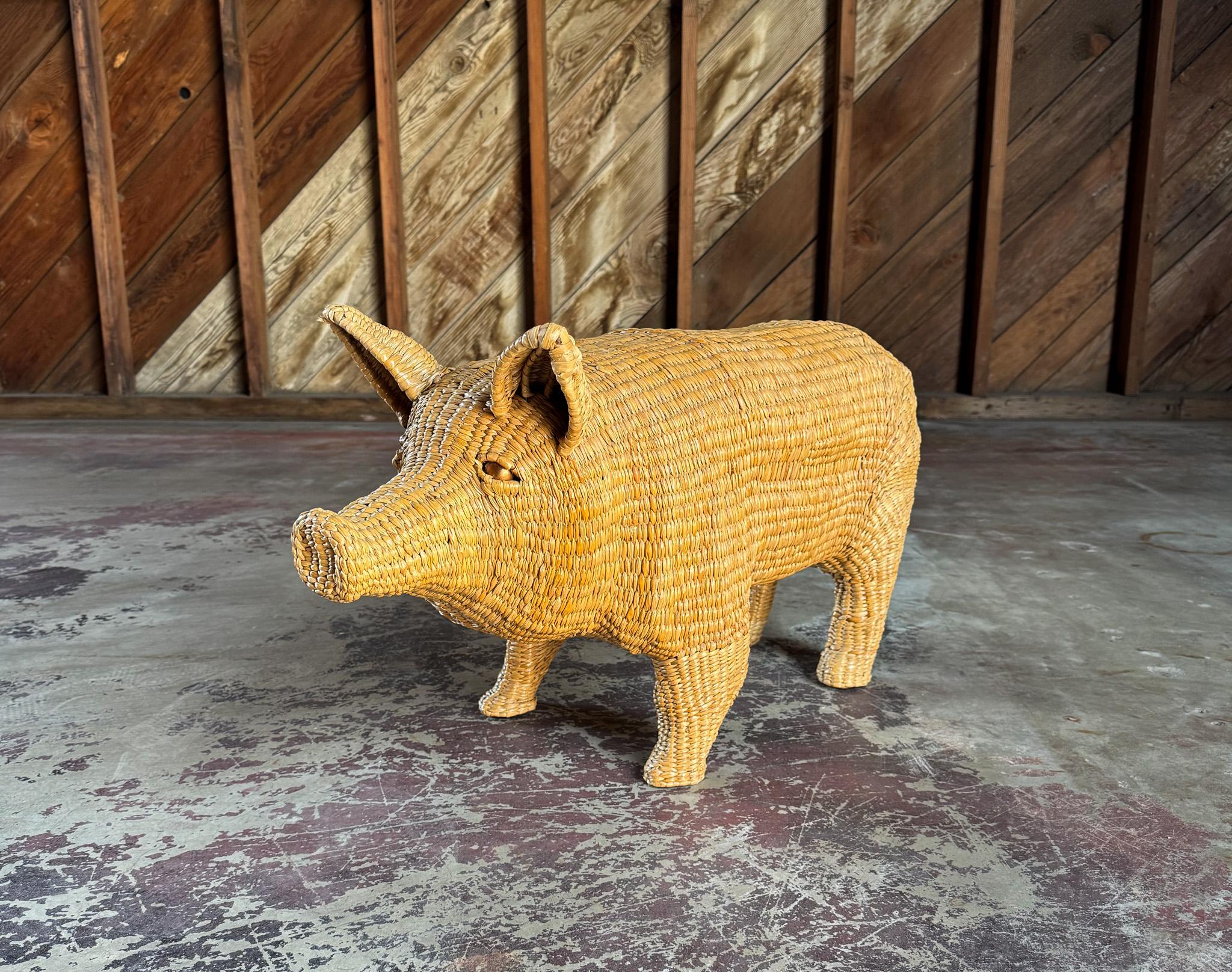 Mario Lopez Torres Pig Sculpture, Mexico, 20th Century 8