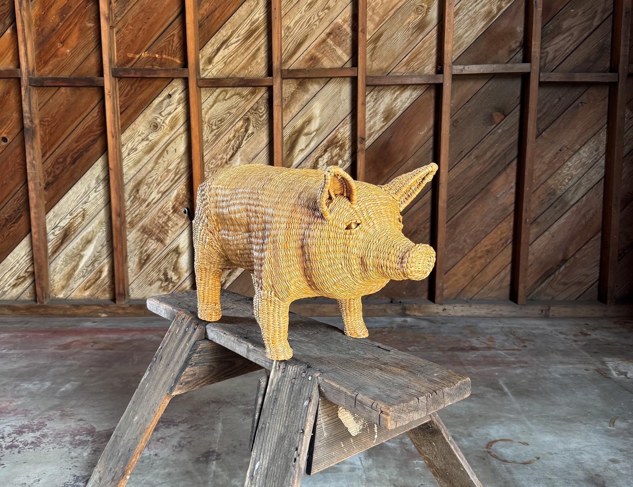 Mario Lopez Torres Pig Sculpture, Mexico, 20th Century 12