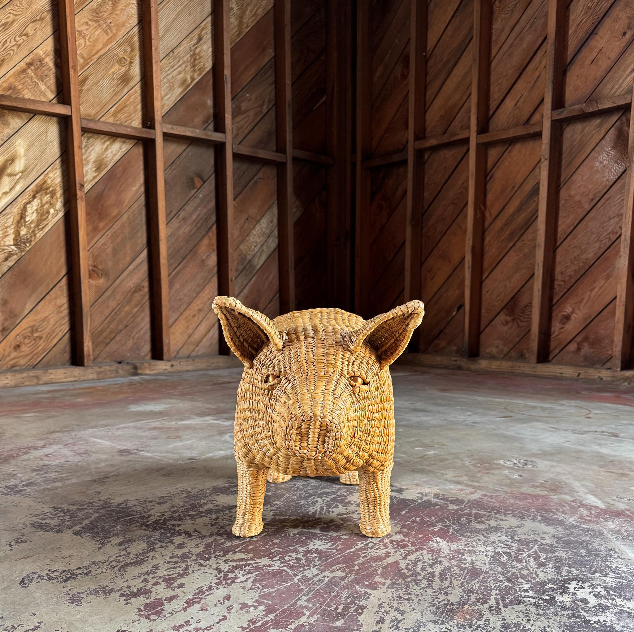Mario Lopez Torres Pig Sculpture, Mexico, 20th Century 2