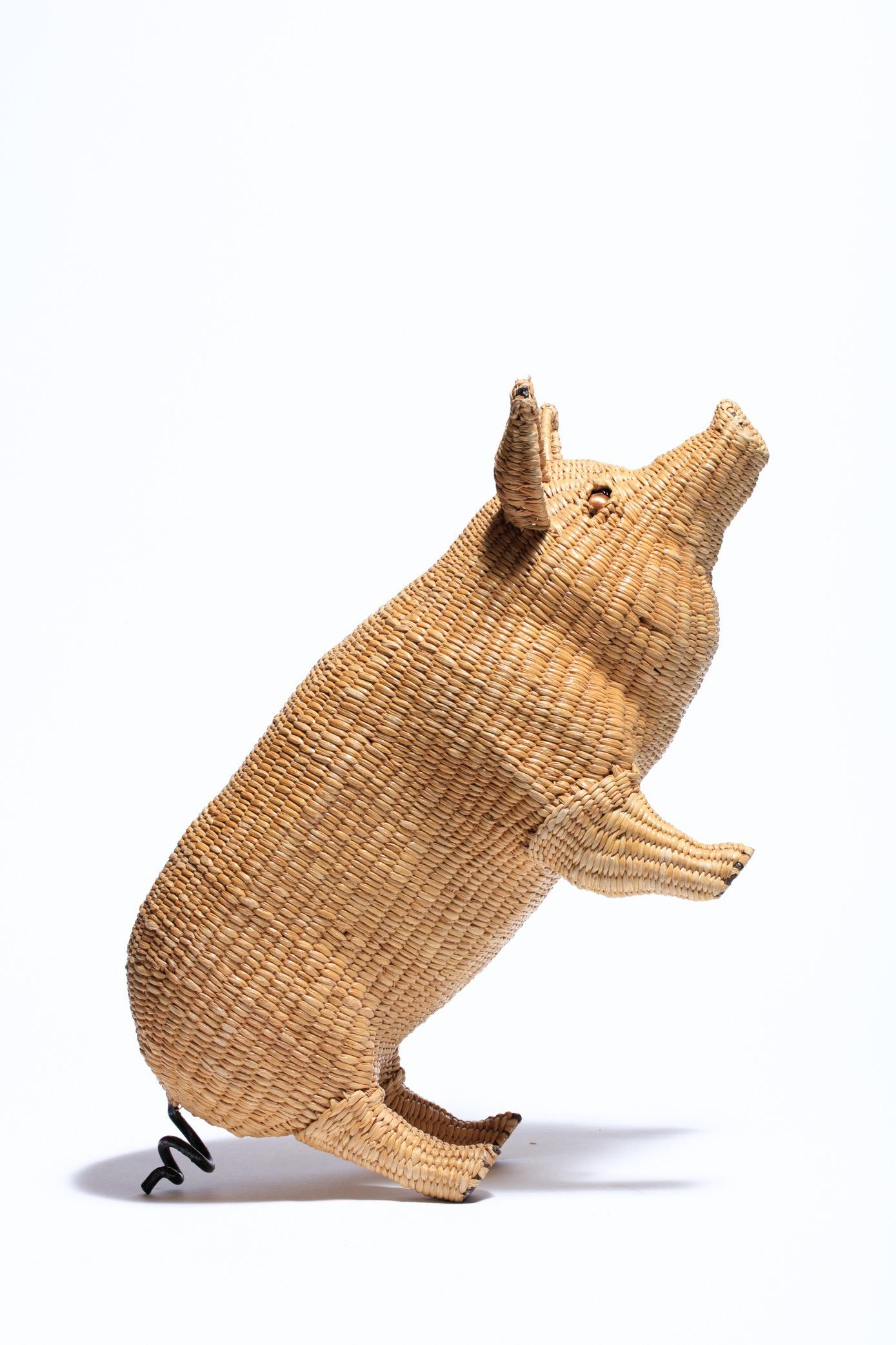 wicker pig