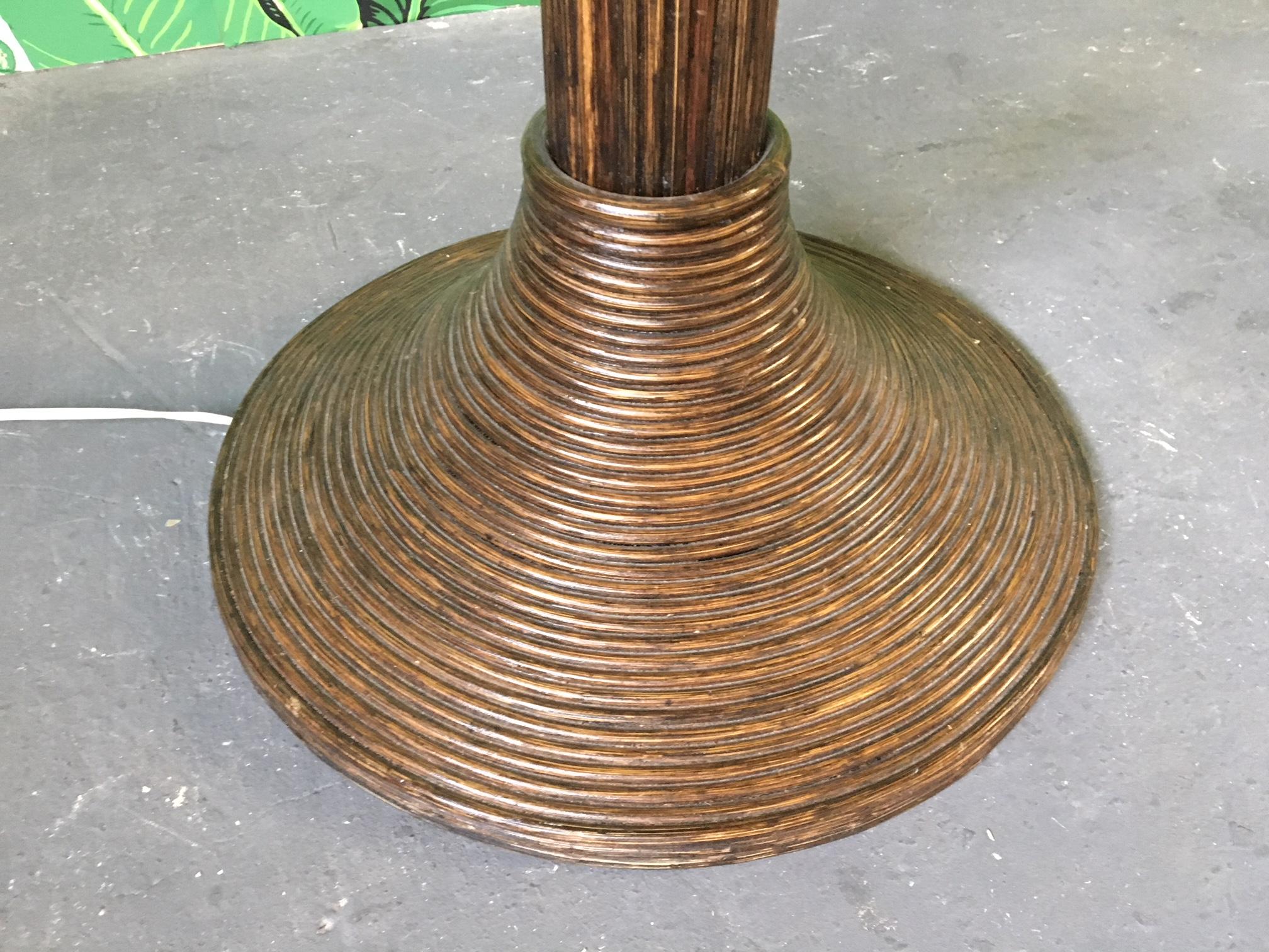 Mario Lopez Torres Style Rattan Palm Tree Floor Lamp 2