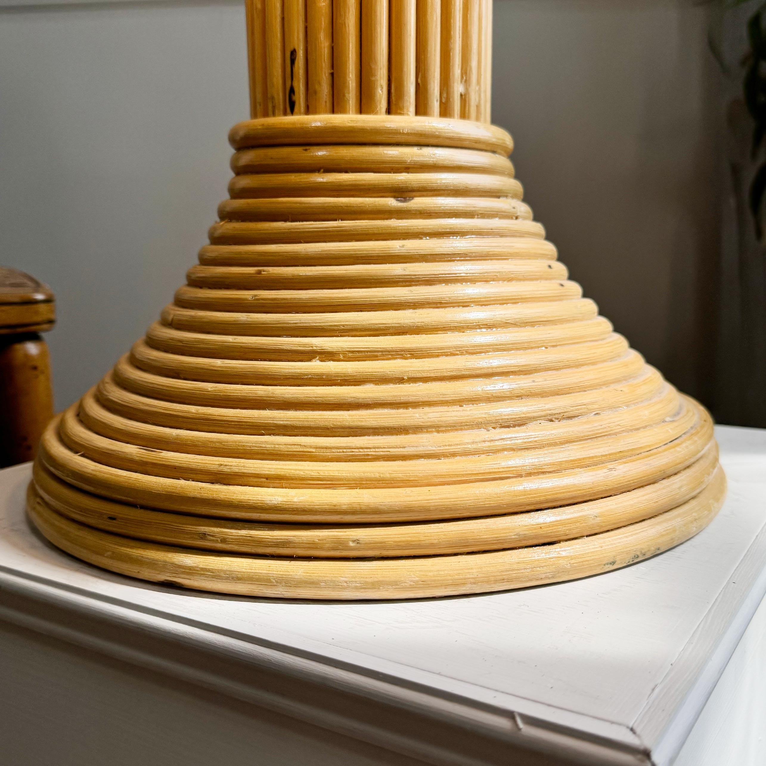 Mario Lopez Torres Style Rattan Palm Tree Table Lamp 1