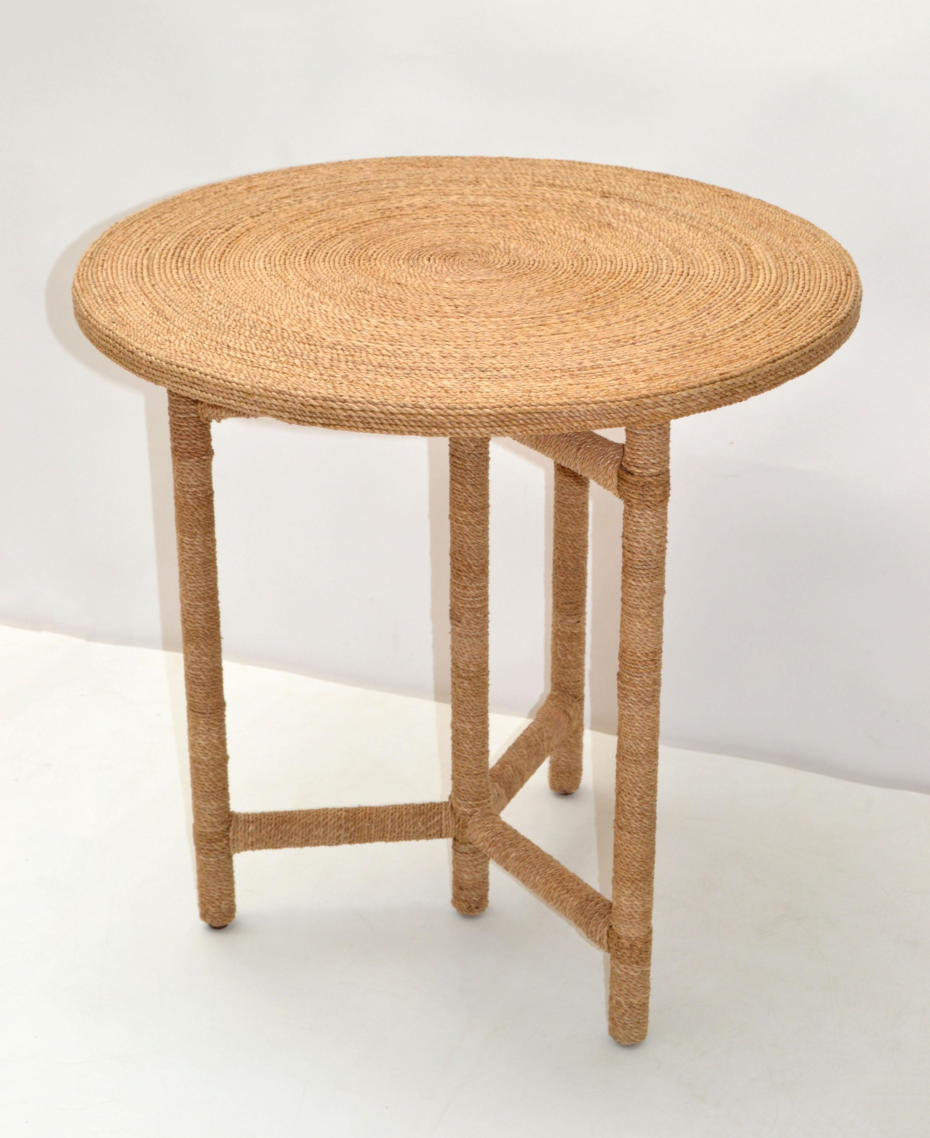 geometric round coffee table