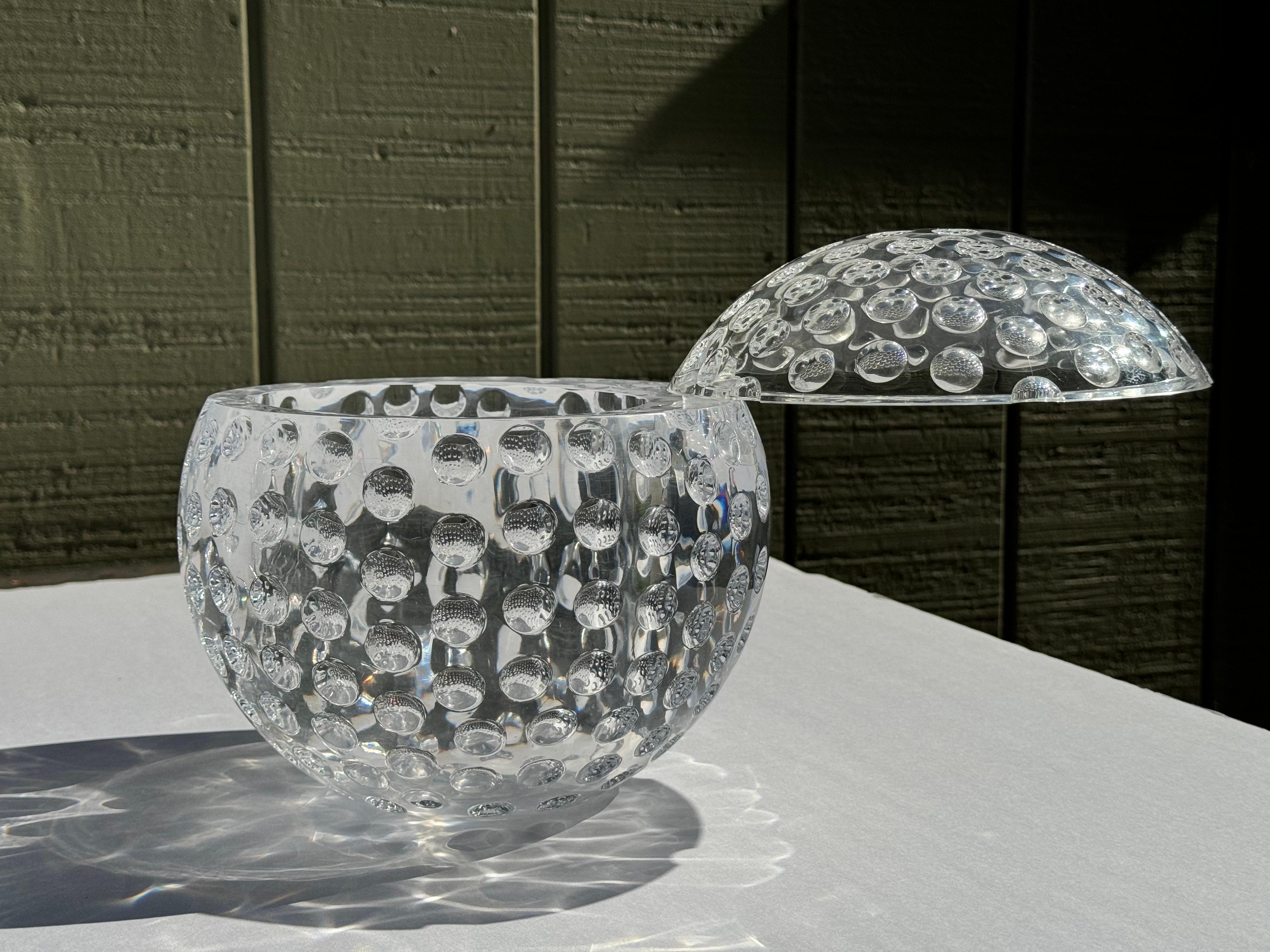 Mario Luca Giusti Lucite Ice Bucket For Sale 4