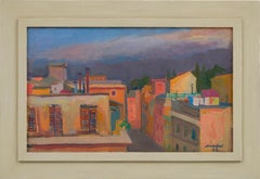 The roofs of Via Margutta, Mario Mafai, 1943 (Italian Modernist Cityscape)