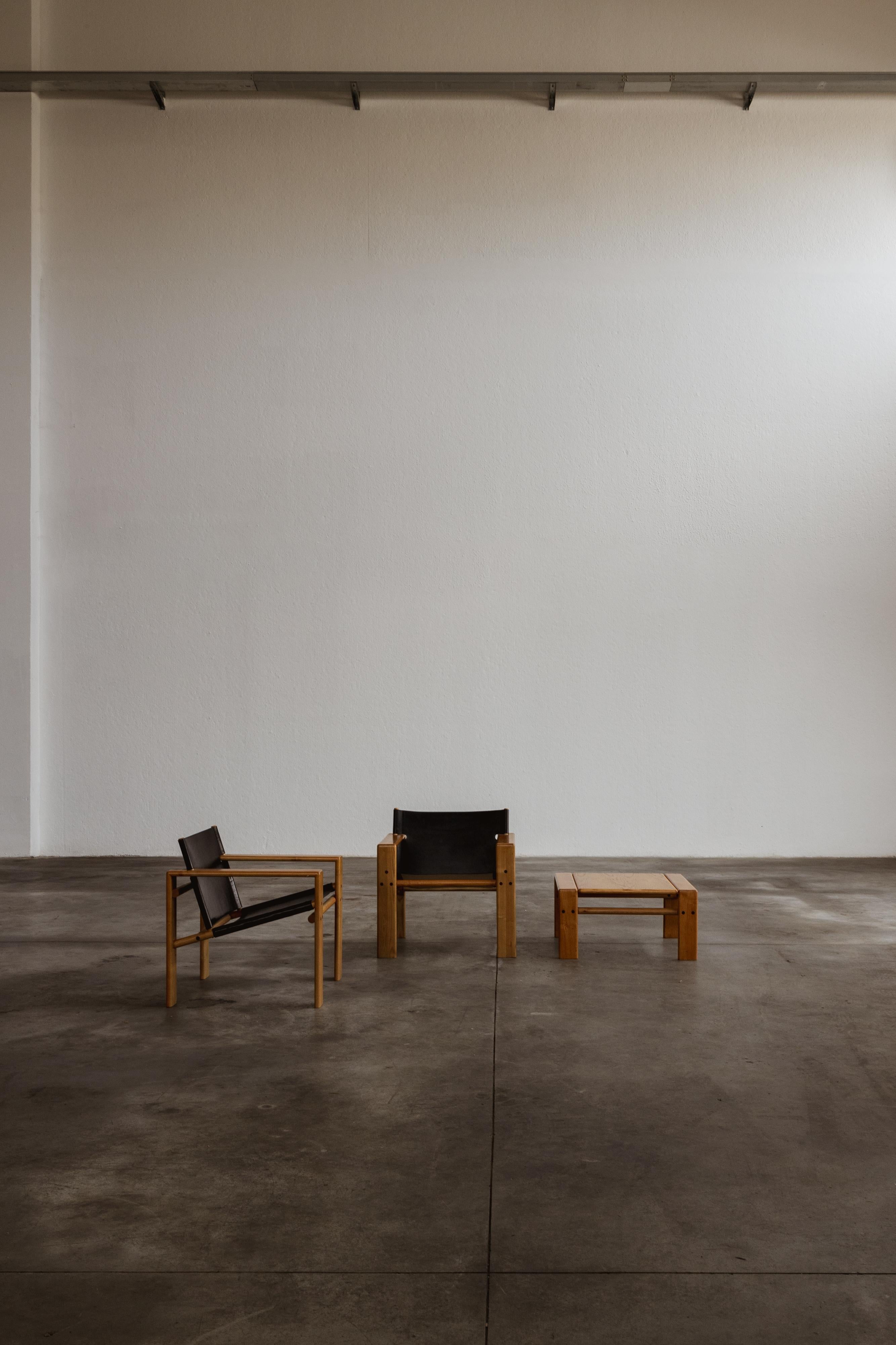 Mario Marenco and Tarcisio Colzani “Laser” Living Room Set, 1970, Set of 3 In Excellent Condition For Sale In Lonigo, Veneto